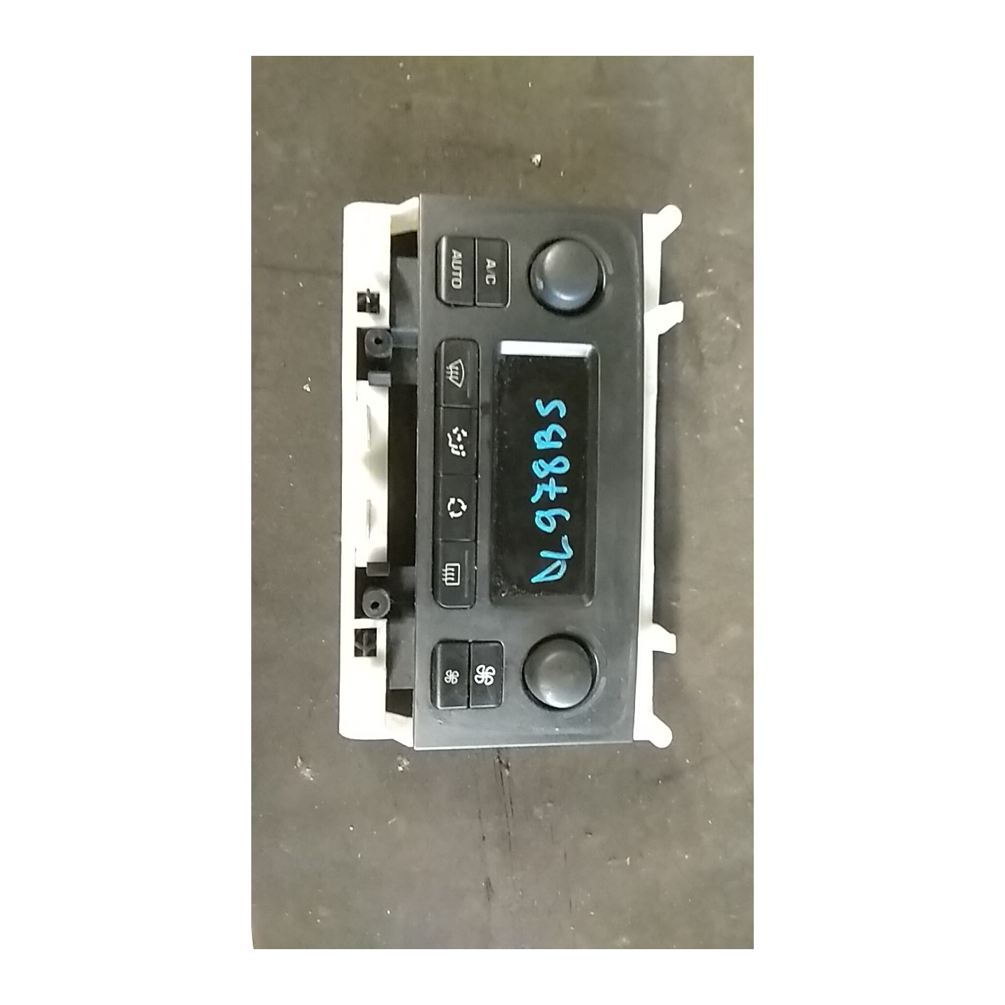 BLOCCO COMANDO CLIMATIZZAZIONE 074 PEUGEOT 307 (07/05-07/08) NFU 6451VL