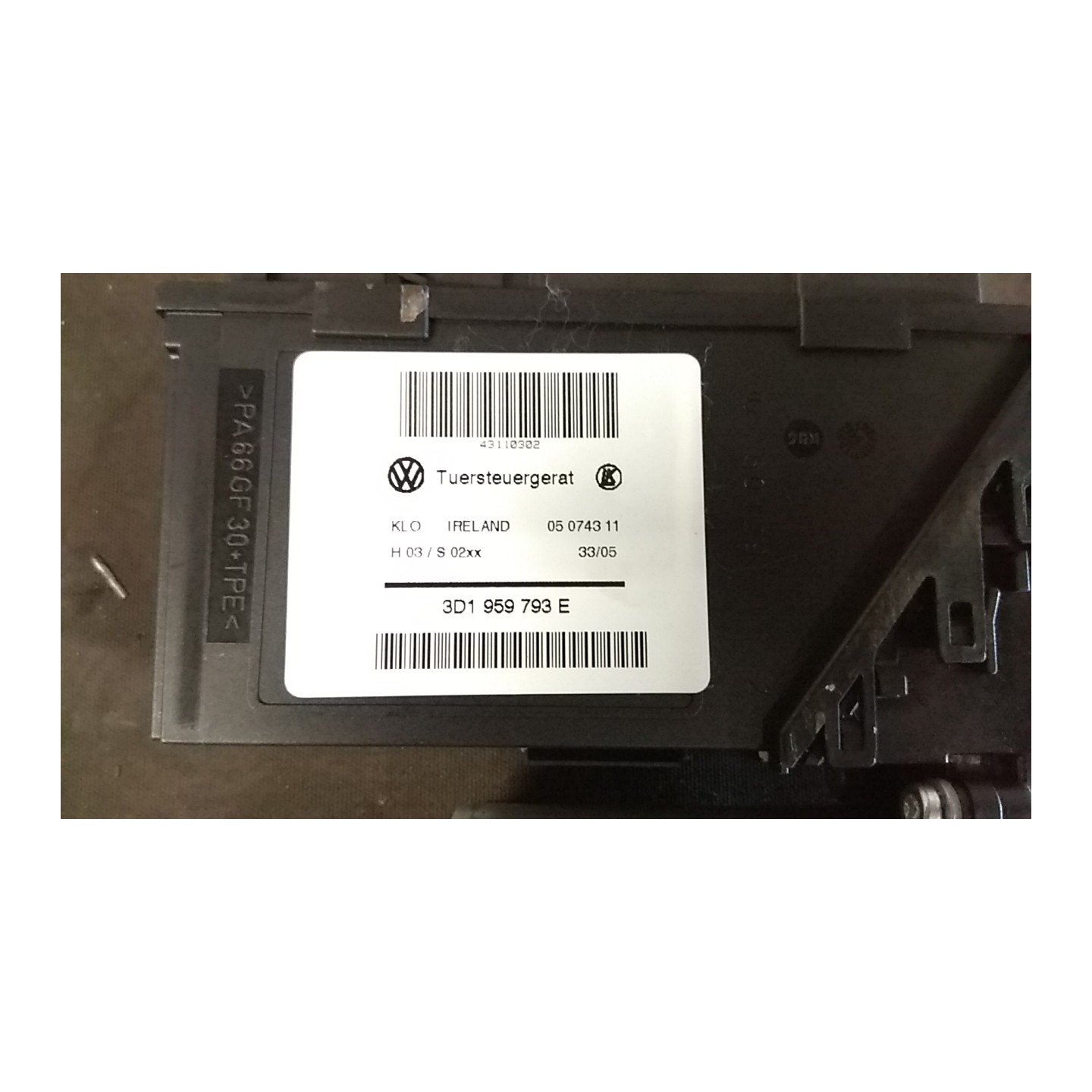 MOTORINO ALZACRISTALLO PORTA ANT. SX. 093 VOLKSWAGEN TOUAREG (7L) (12/02-05/10) BKS 7L0959701H0LN