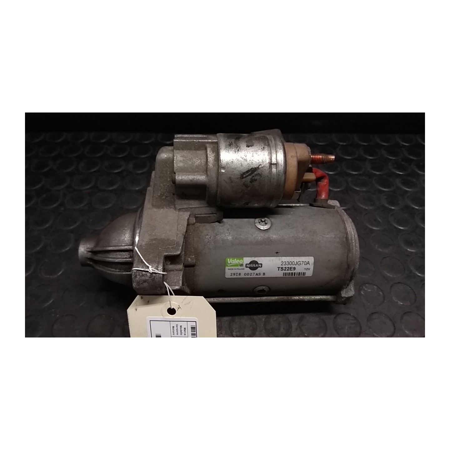 MOTORINO AVVIAMENTO 034 NISSAN QASHQAI (J10E/JJ10E) (02/07-12 M9R 23300JG70A
