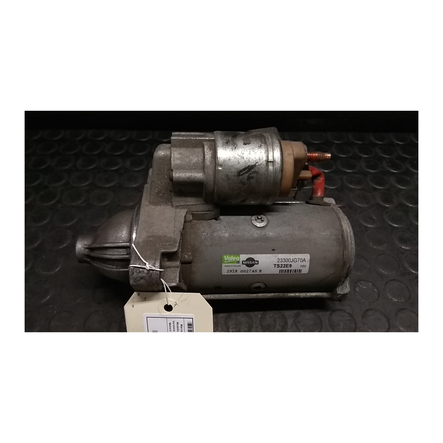 MOTORINO AVVIAMENTO 034 NISSAN QASHQAI (J10E/JJ10E) (02/07-12 M9R 23300JG70A