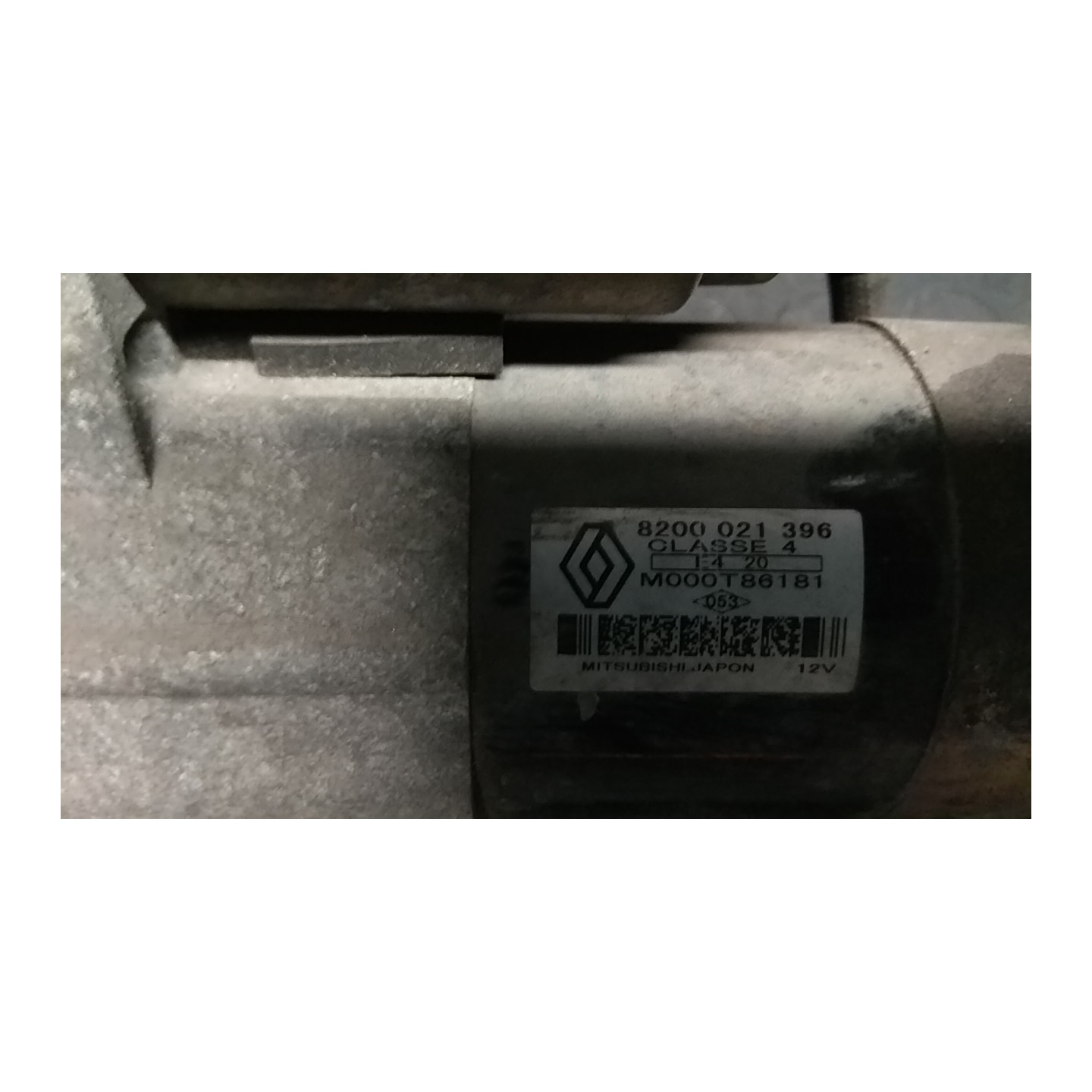 MOTORINO AVVIAMENTO 024 RENAULT MODUS 1A SERIE (09/04-01/08) K9KJ7 8200584658