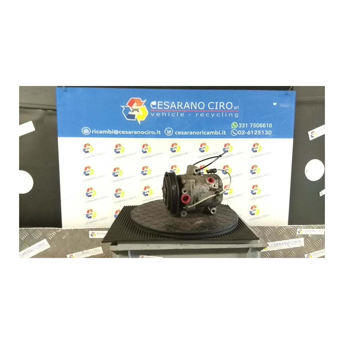 COMPRESSORE A/C 058 SMART FORTWO (A/C451) (01/07-12/11) 3B21 A1322300011