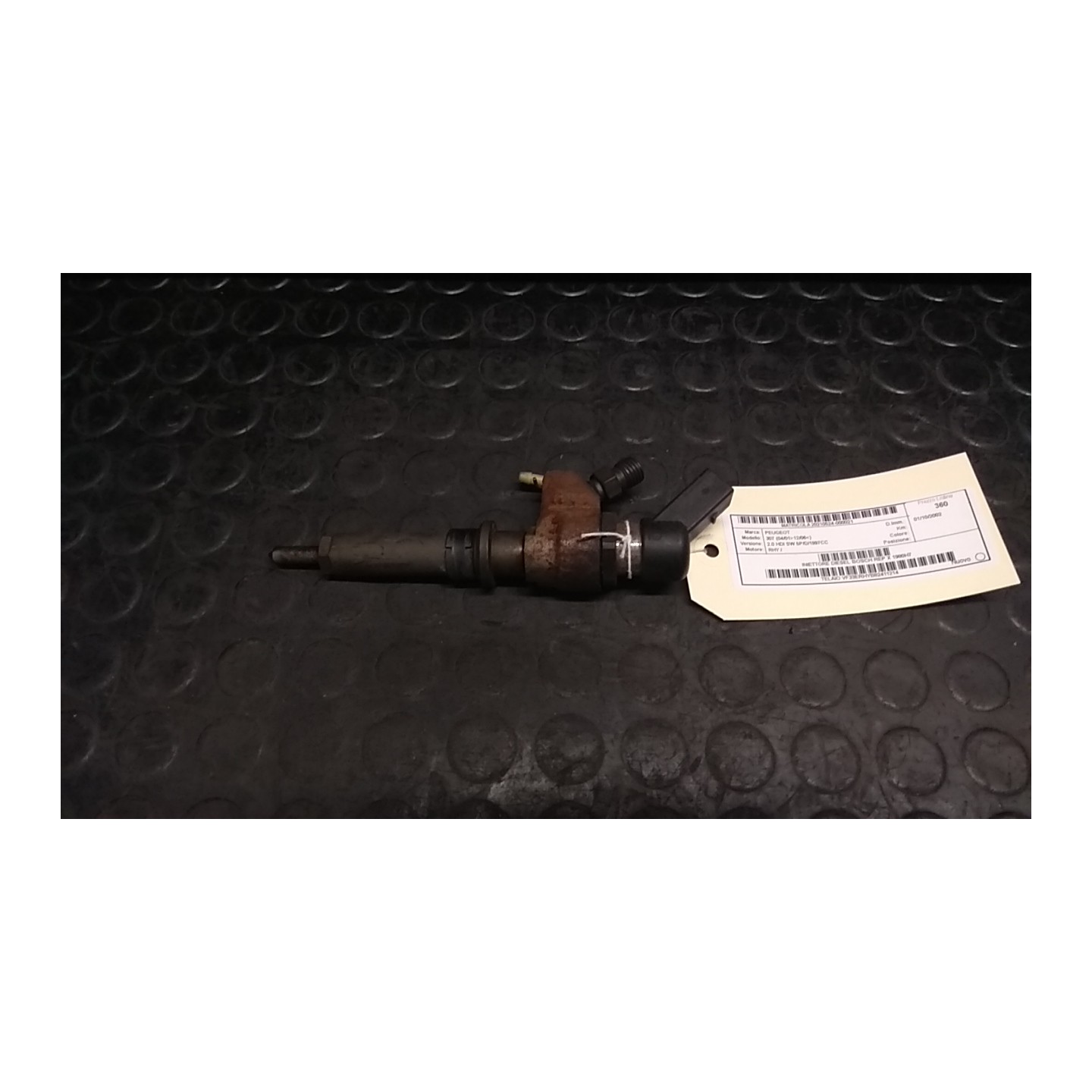 INIETTORE DIESEL BOSCH REP X 021 PEUGEOT 307 (04/01-12/06) RHY 1980H7
