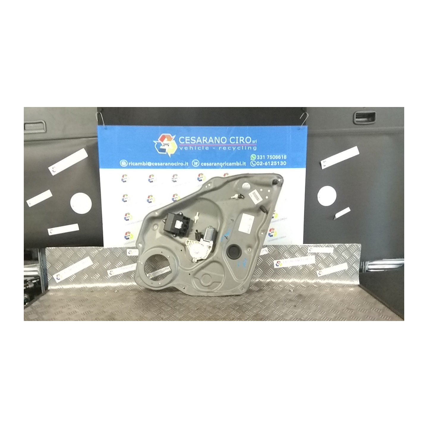 ALZACRISTALLO ELETTR. PORTA POST. SX. 056 MERCEDES-BENZ CLASSE A (W/C169) (07/04-04/13 640940 A1697303379
