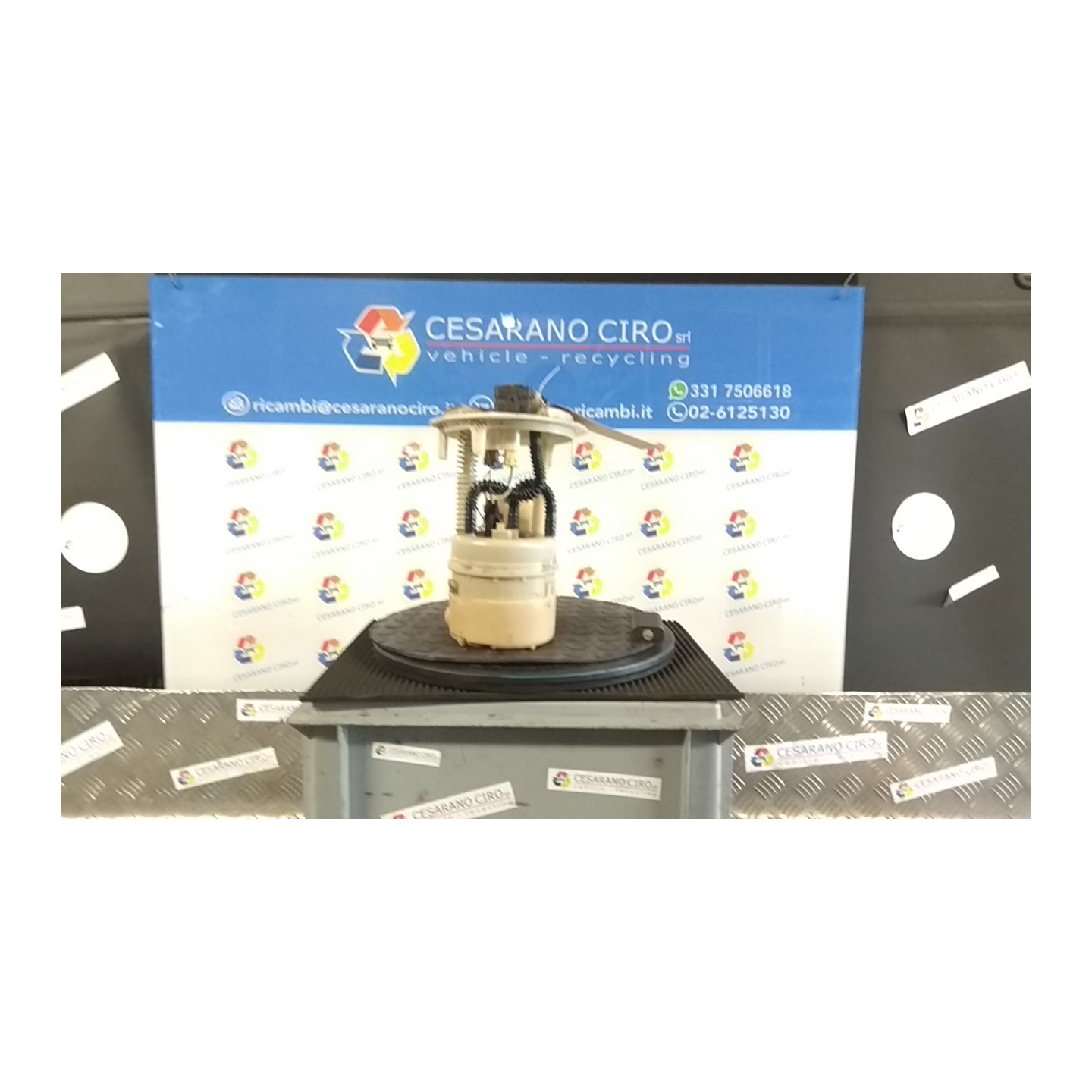 POMPA CARBURANTE C/TRASDUTTORE (GALLEGGIANTE) P/FILTRO ESTERNO 014 CITROEN C3 2A SERIE (A51) (03/13-06/17 ZM01 1525RG