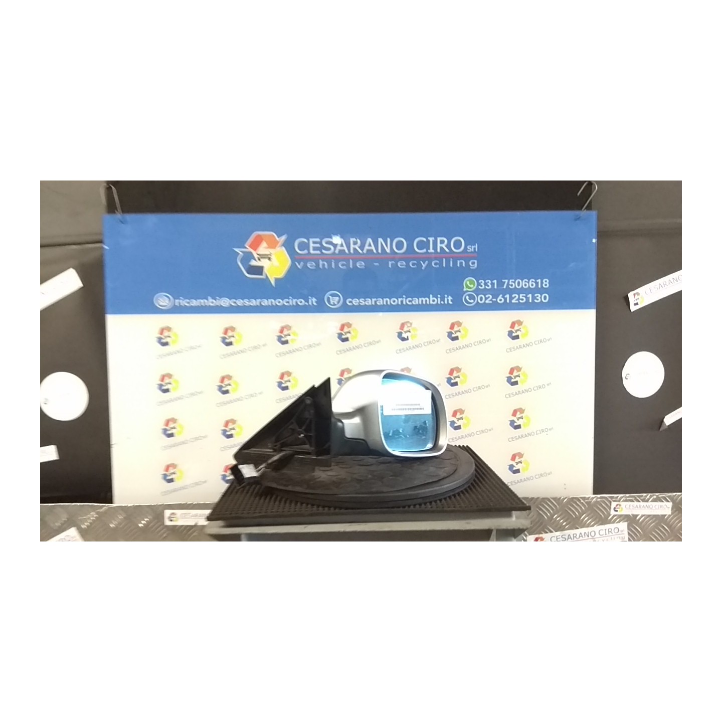 RETROVISORE EST. REGOLAZ. ELETTR. RIENTRABILE DX. 114 AUDI A3 (8L) (08/96-12/01) AKL 8L1858532AA3FZ