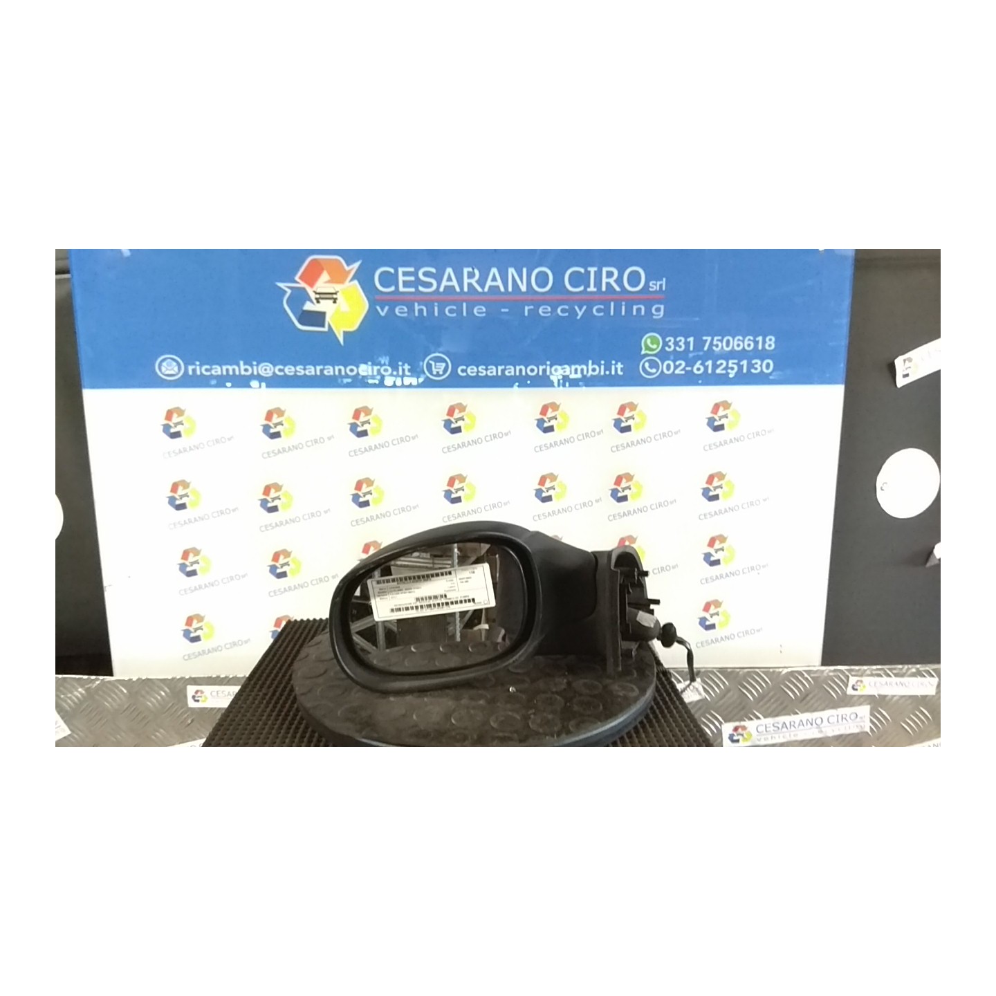 RETROVISORE EST. REGOLAZ. ELETTR. TERMICO SX. 015 CITROEN C3 PLURIEL (05/03-11/10) KFV 8149RV