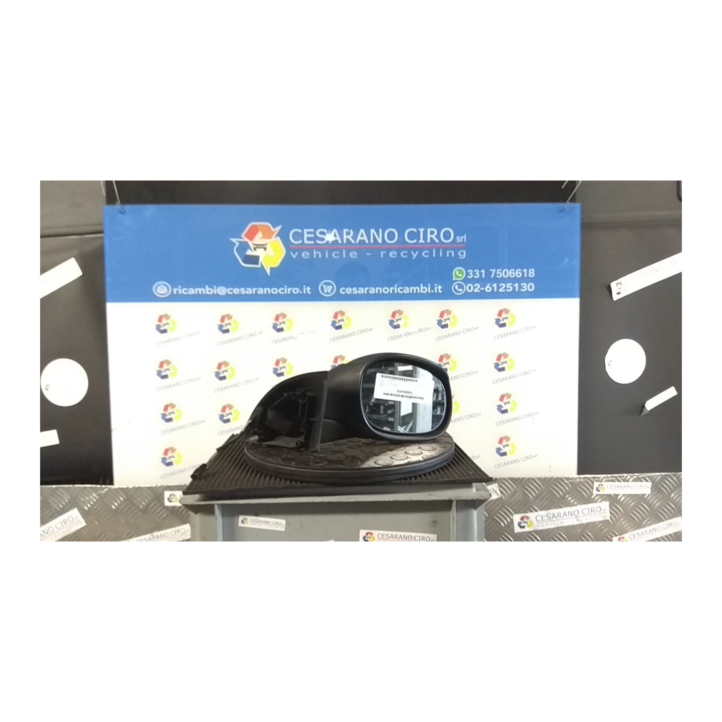 RETROVISORE EST. REGOLAZ. ELETTR. TERMICO DX. 016 CITROEN C3 PLURIEL (05/03-11/10) KFV 8149RT