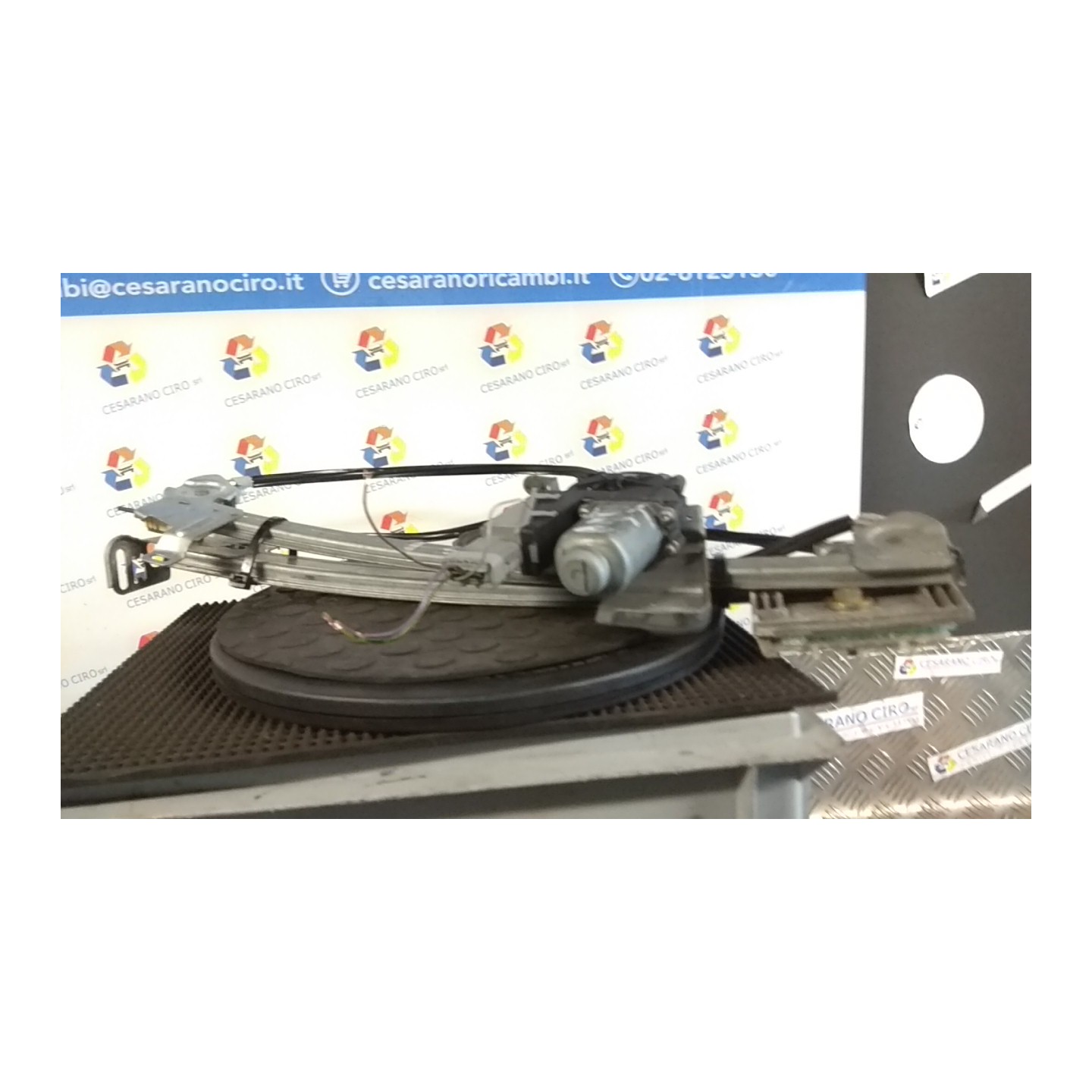 ALZACRISTALLO ELETTR. PORTA ANT. CON MOTORINO DX. 019 CITROEN C3 PLURIEL (05/03-11/10) KFV 9222N9