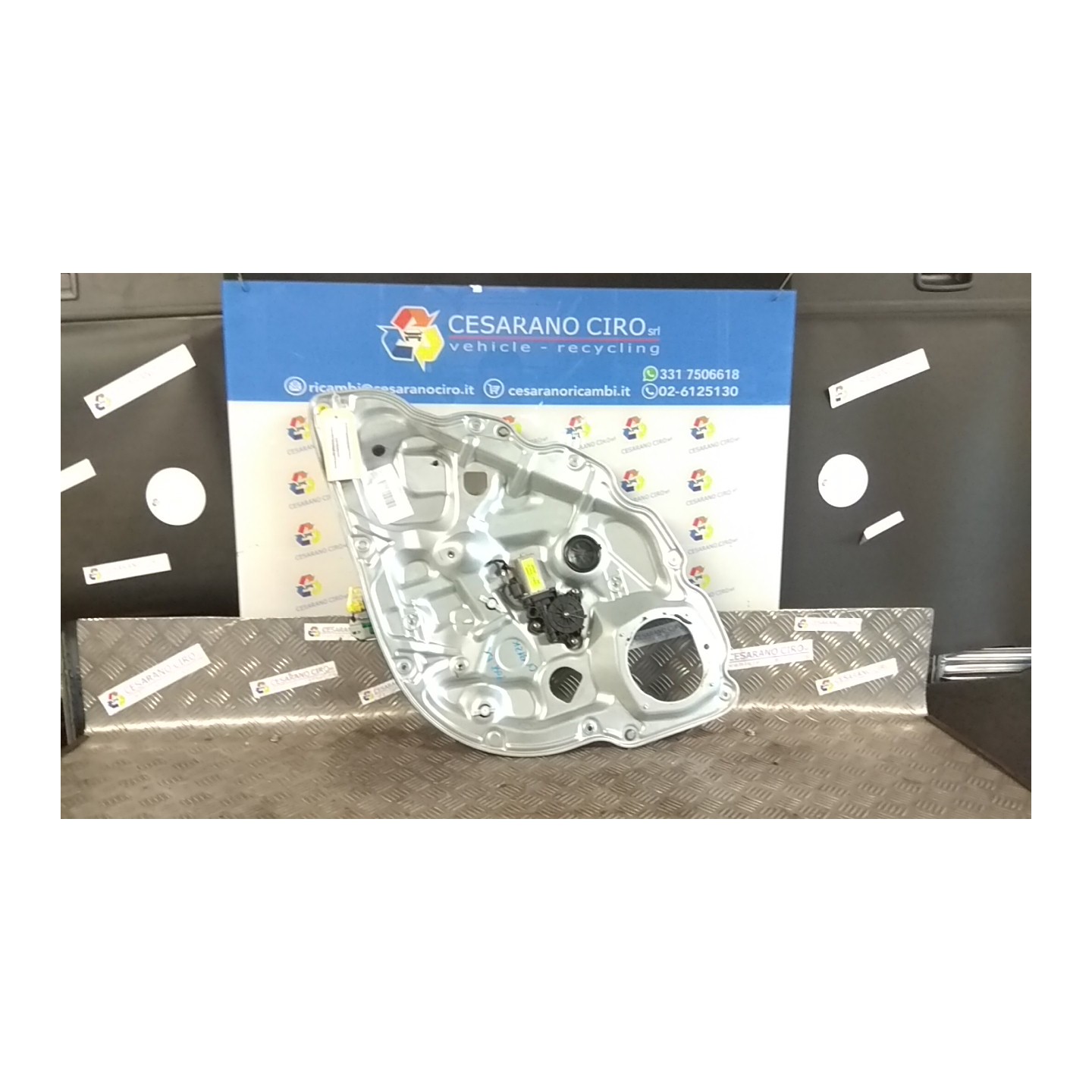 ALZACRISTALLO PORTA POST. DX. 121 LANCIA MUSA (TG) (07/04-06/08) 843A1000 71734850