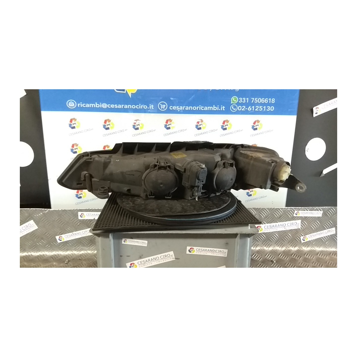 PROIETTORE CON REGOLATORE ALTEZZA DX. 010 PEUGEOT 406 (04/99-05/04) 4HX 6205V2