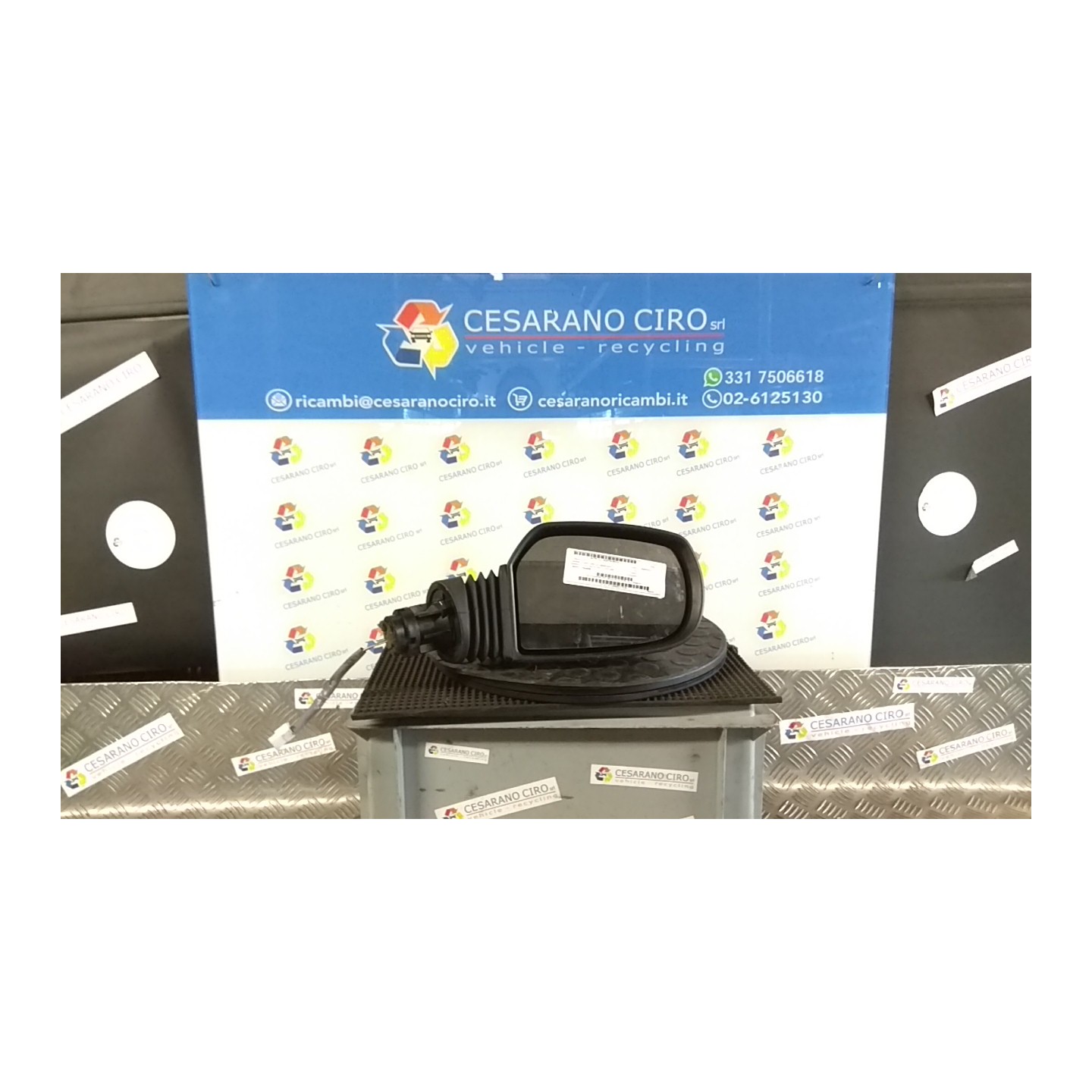 RETROVISORE EST. REGOLAZ. ELETTR. DX. 124 FIAT PUNTO VAN (2U) (05/03-03/11) 188A9000 735395757