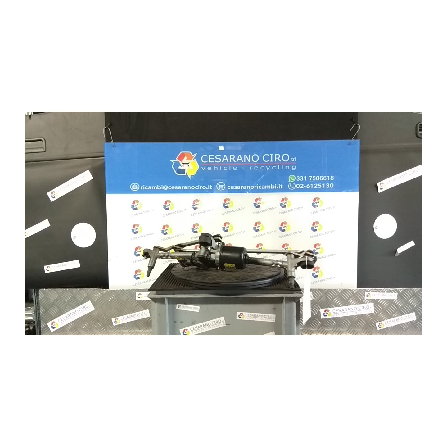 MECCANISMO TERGIPARABREZZA CON MOTORINO 125 CITROEN C3 1A SERIE (02/02-12/05) HFX 6401F4