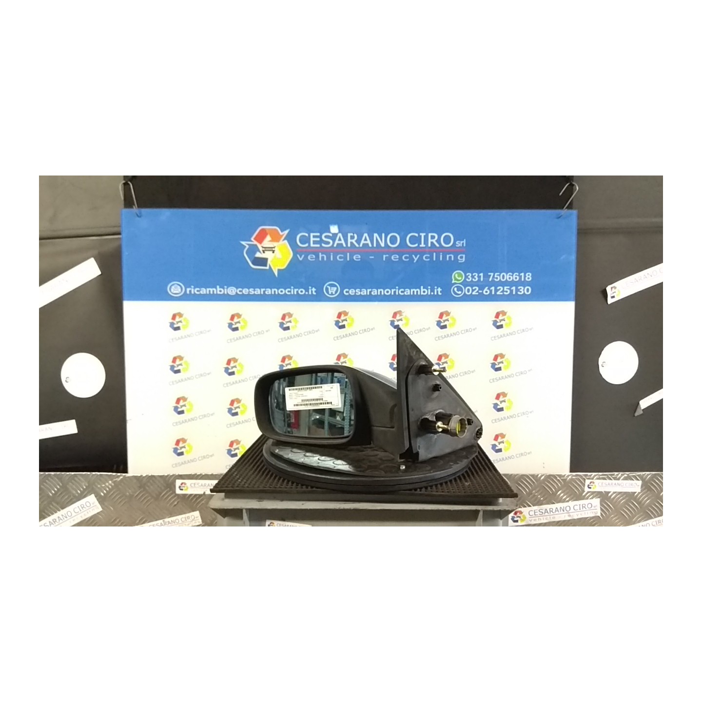 RETROVISORE EST. REGOLAZ. ELETTR. SX. 012 RENAULT LAGUNA 2A SERIE (03/01-09/07) F4PC7 7701049058