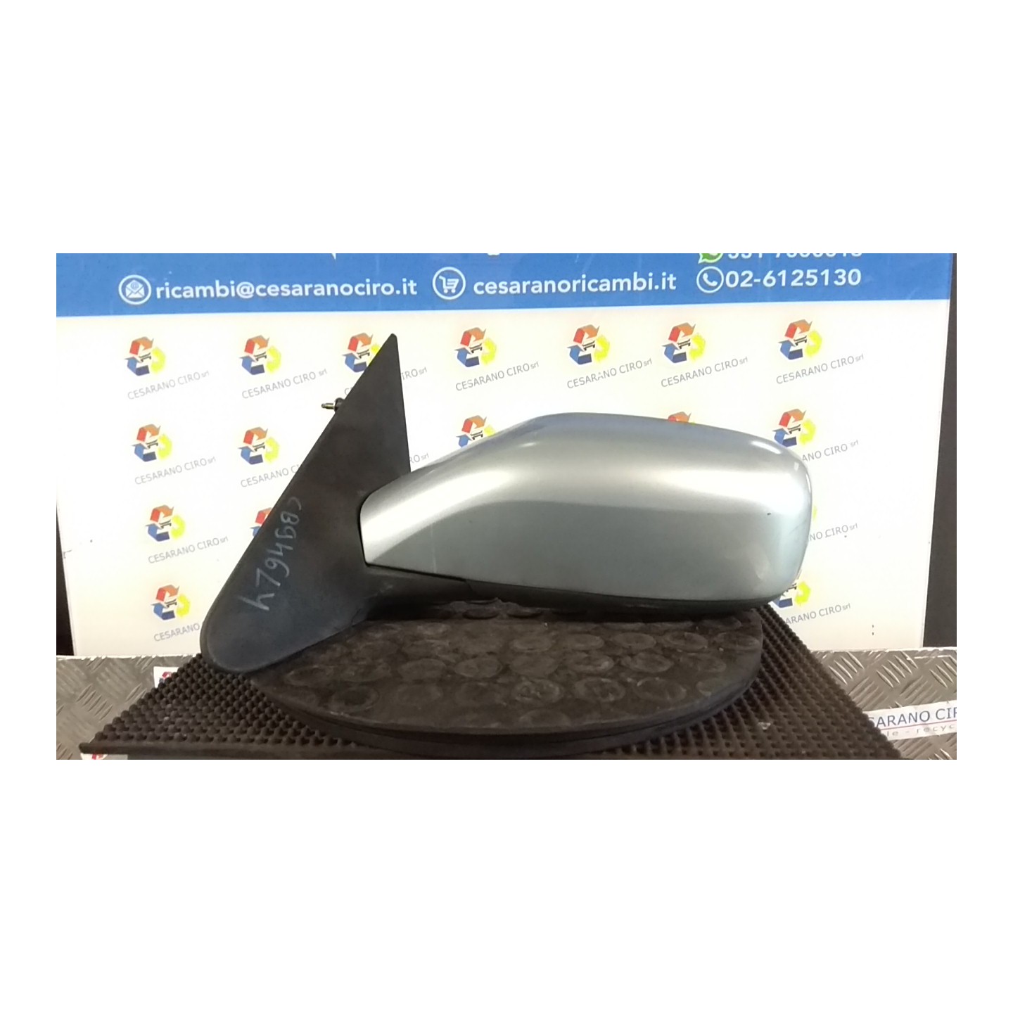 RETROVISORE EST. REGOLAZ. ELETTR. SX. 012 RENAULT LAGUNA 2A SERIE (03/01-09/07) F4PC7 7701049058