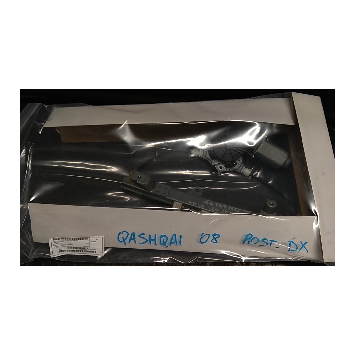 ALZACRISTALLO ELETTR. PORTA POST. C/MOTORINO DX. 047 NISSAN QASHQAI (J10E/JJ10E) (02/07-12 HR16 82700JD40A