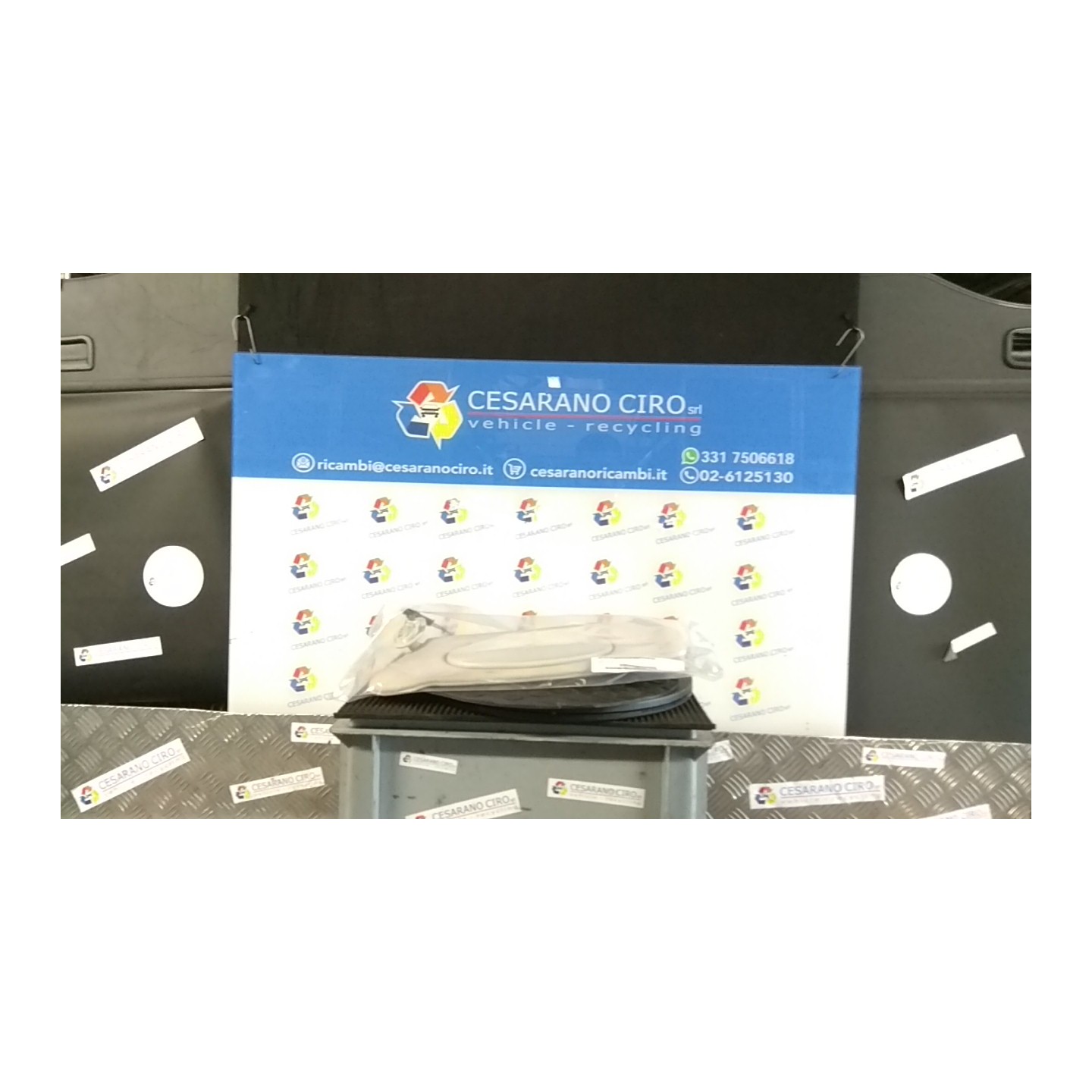 ALETTA PARASOLE PARABREZZA SX. 142 CHRYSLER PT CRUISER (05/00-10/05) 664 0TF87MF1AD