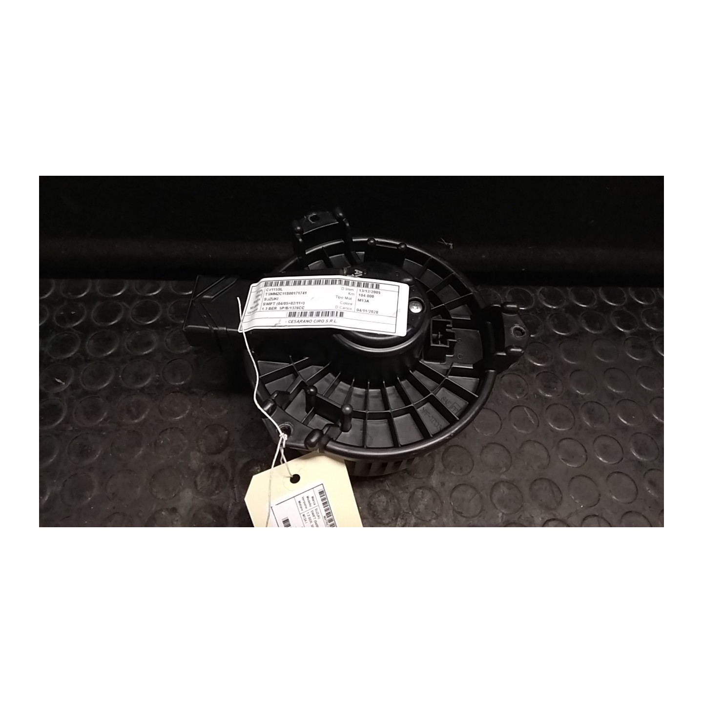 MOTORINO VENTILAZIONE ABITACOLO 025 SUZUKI SWIFT (04/05-02/11) M13A 7415062JA0000