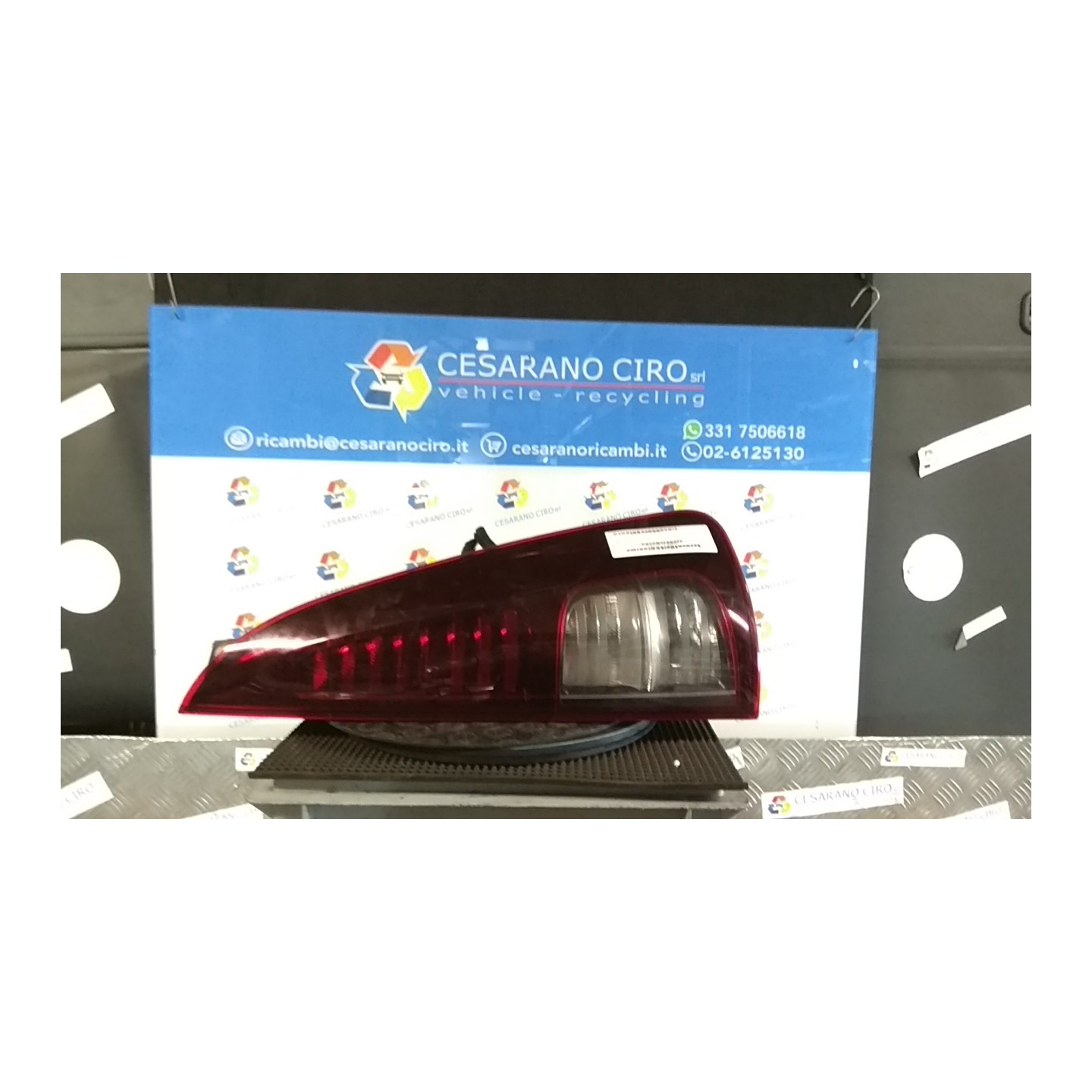 FANALE POST. DX. 163 RENAULT ESPACE 3A SERIE (03/06-) M9R760 8200394724
