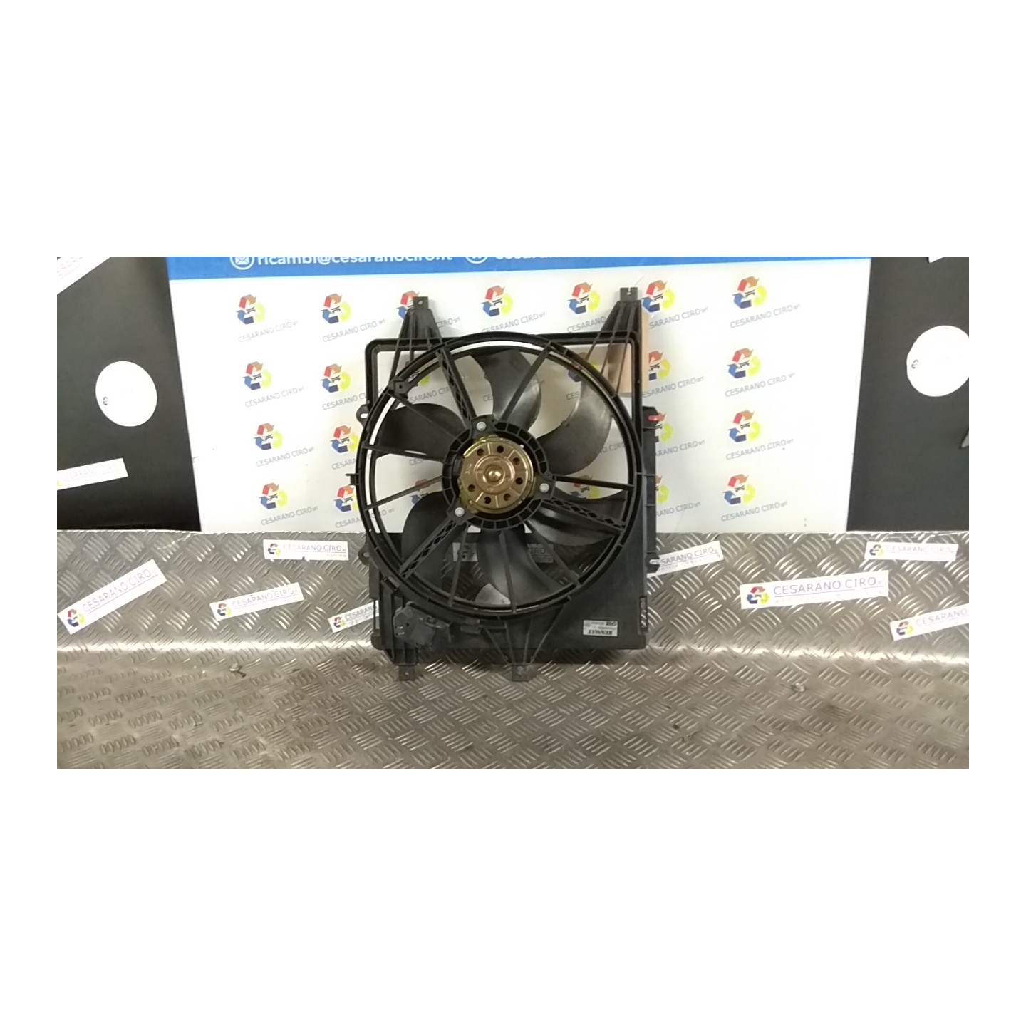ELETTROVENTOLA 183 RENAULT CLIO 2A SERIE (05/01-11/10) D4FB7 7701070217