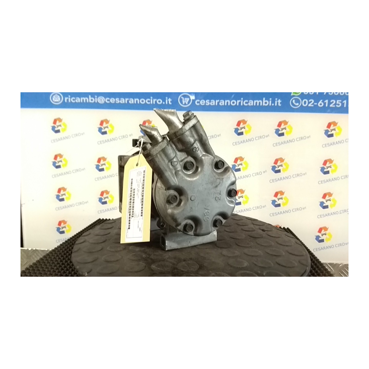COMPRESSORE A/C ROTAZIONE 184 RENAULT CLIO 2A SERIE (05/01-11/10) D4FB7 7711134670