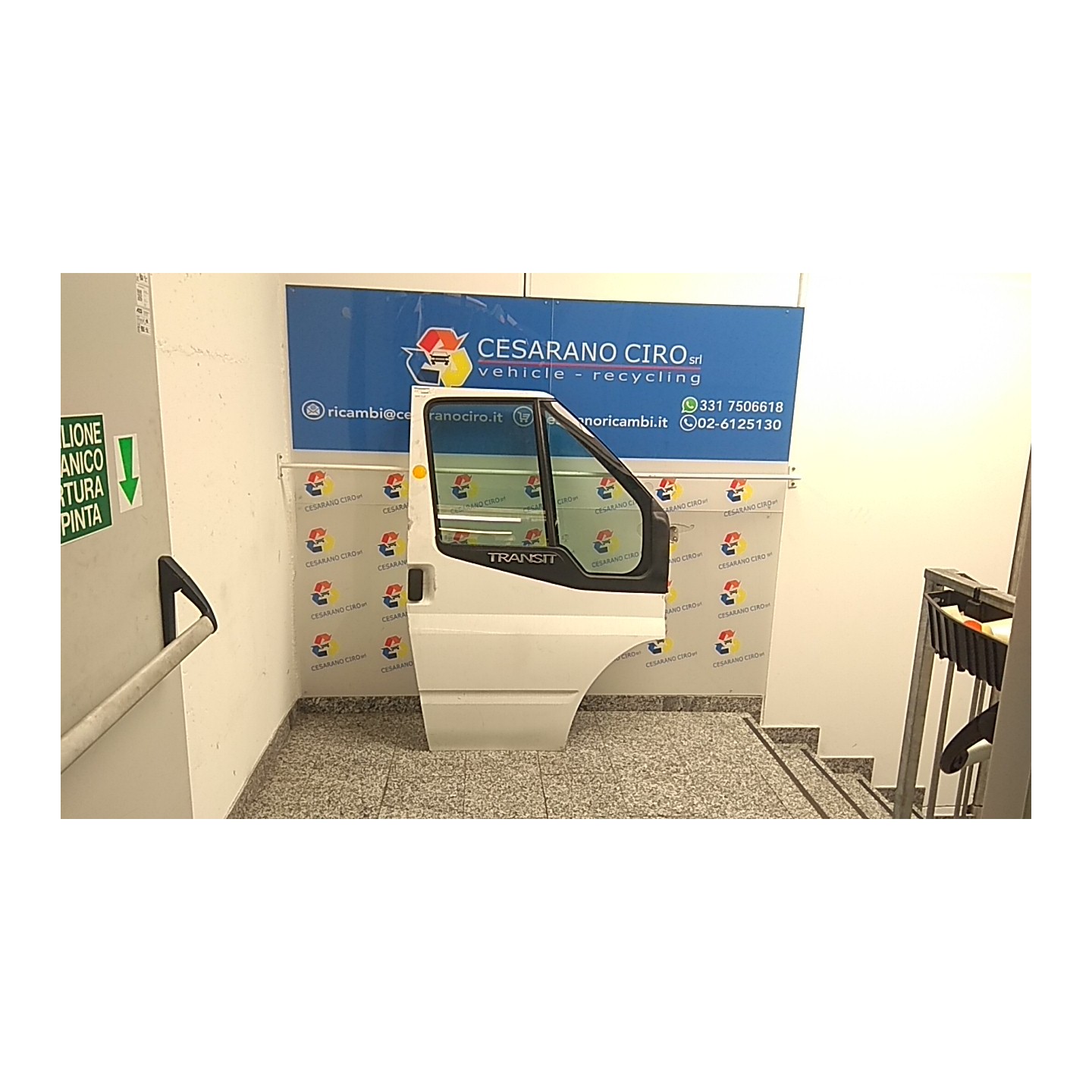 PORTA ANT. C/CILINDRETTO PROD. OTOSA DX. 075 FORD TRANSIT (TT9) (06/06-) QVFA 1490442