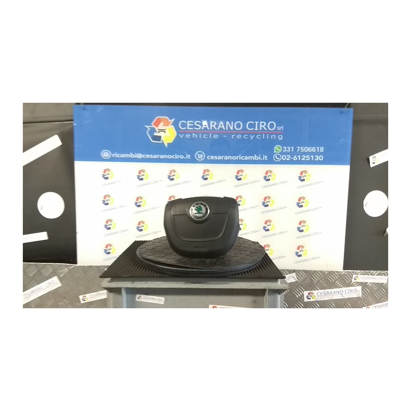 DISPOSITIVO AIRBAG LATO GUIDA 109 SKODA ROOMSTER (5J) (03/10-) CGP 5J0880201E3X1