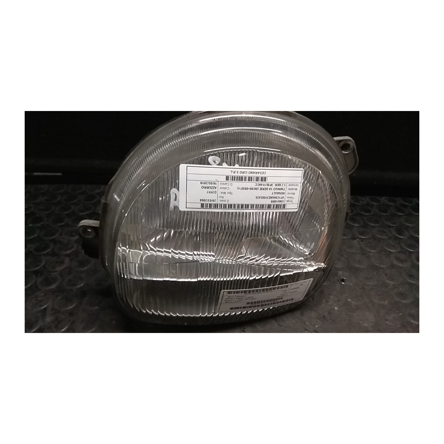 PROIETTORE SX. 115 RENAULT TWINGO 1A SERIE (08/98-09/07) D7FF7 7701049686