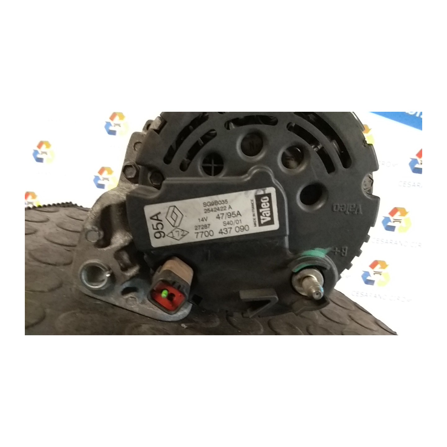 ALTERNATORE VALEO 146 RENAULT CLIO 2A SERIE (05/01-11/10) D4FB7 7700437090
