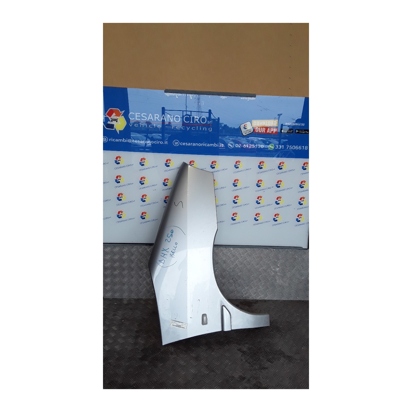 PARAFANGO ANT. DX. 158 PEUGEOT 806 (03/95-09/02) P8C 7841L9