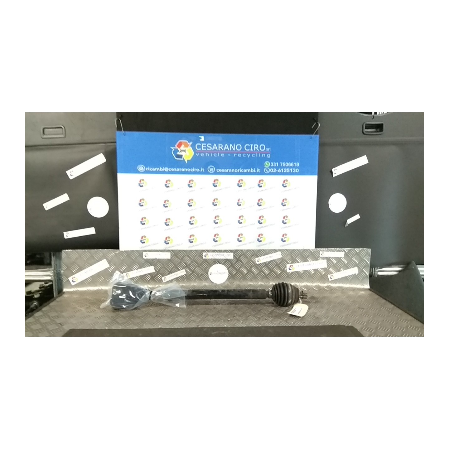 SEMIALBERO ANT. COMPL. 5 MTM DX. 022 VOLKSWAGEN GOLF PLUS (5M) (01/05-04/09) BSE 1K0407272JT