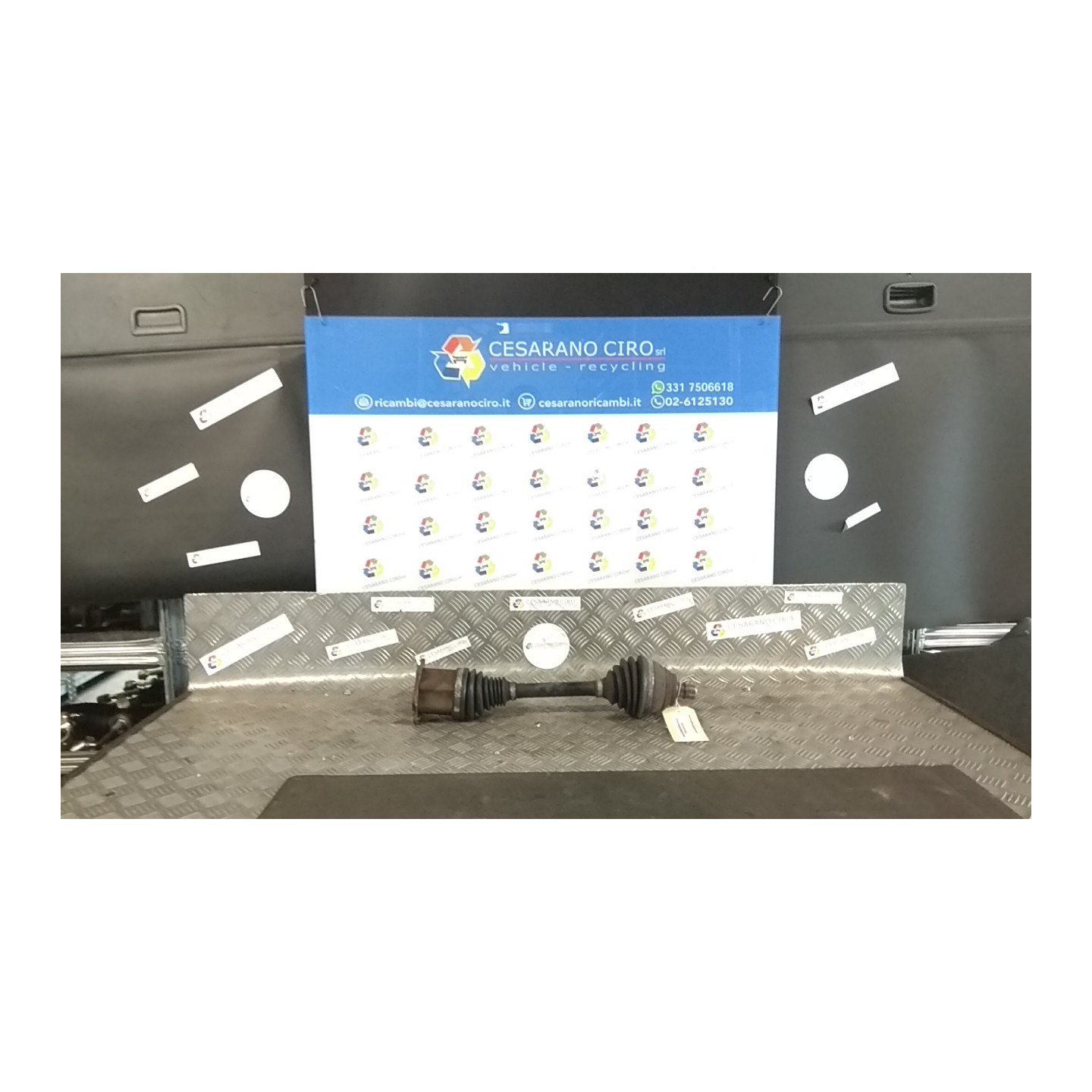 SEMIALBERO ANT. COMPL. SX. 164 VOLKSWAGEN PASSAT (3C) (02/05-12/10) BMR 3C0407271S