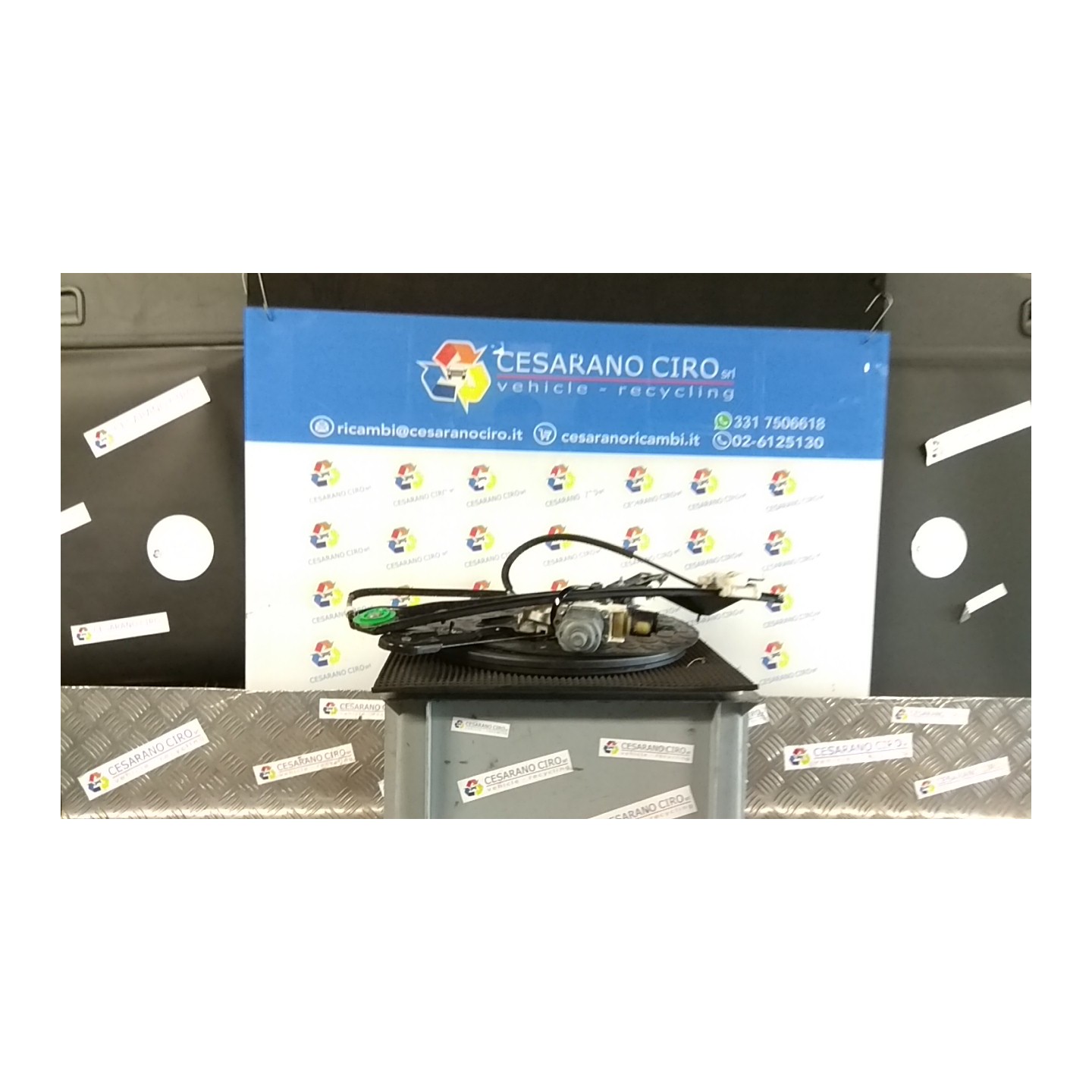 ALZACRISTALLO ELETTR. PORTA ANT. SX. 029 BMW SERIE 1 (E81/E87) (03/07-12/12 N47D20C 51337138465