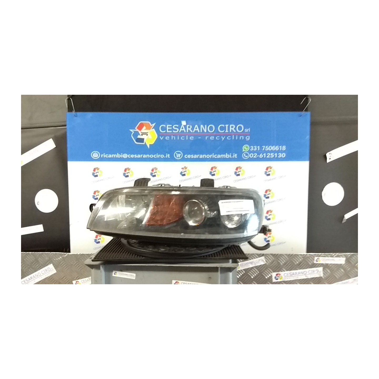 PROIETTORE DX. 062 FIAT PUNTO (1N/1P) (07/99-12/05) 188A4000 46522719
