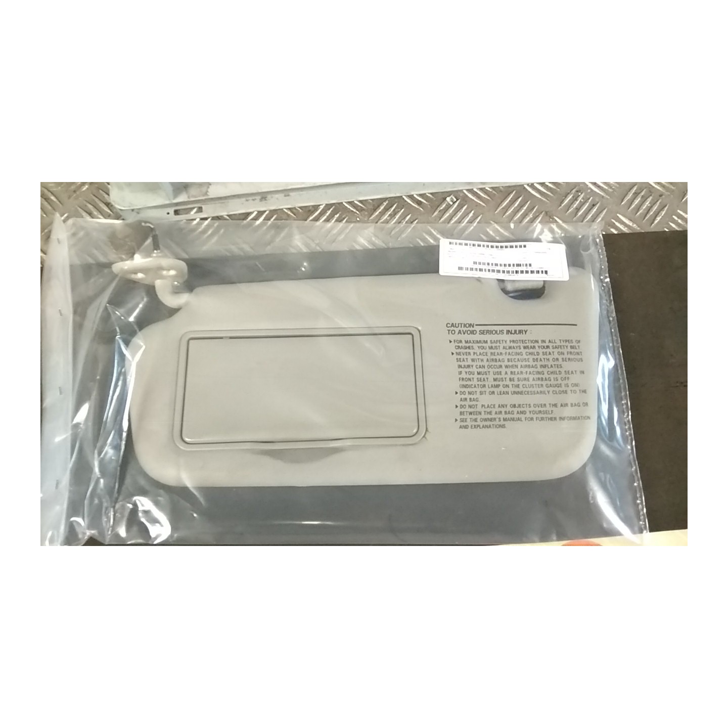 ALETTA PARASOLE PARABREZZA A/BAG-BEIGE SX. 084 KIA RIO 2A SERIE (09/05-11/09) D4FA 852101G220RU