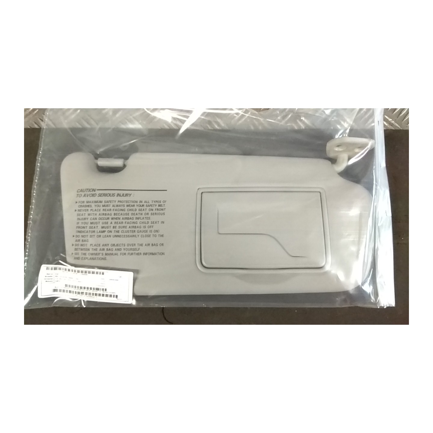ALETTA PARASOLE PARABREZZA A/BAG-BEIGE DX. 085 KIA RIO 2A SERIE (09/05-11/09) D4FA 852201G220RU