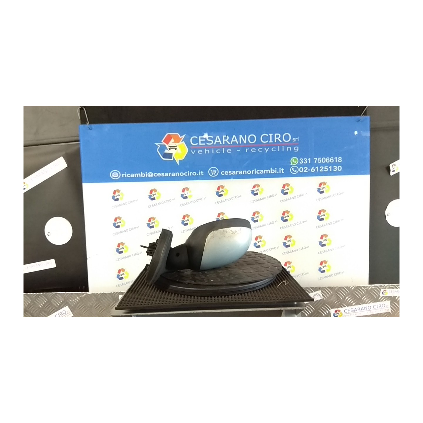 RETROVISORE EST. REGOLAZ. ELETTR. 09/00 DX. 147 RENAULT TWINGO 1A SERIE (08/98-09/07) D7FF7 7700834989