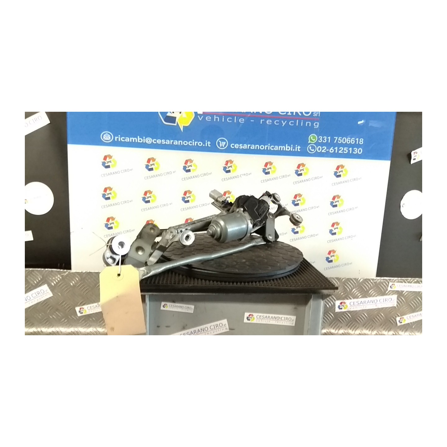 MECCANISMO TERGIPARABREZZA CON MOTORINO 109 HONDA INSIGHT (04/09-10/13) LDA3 NB3753043033001