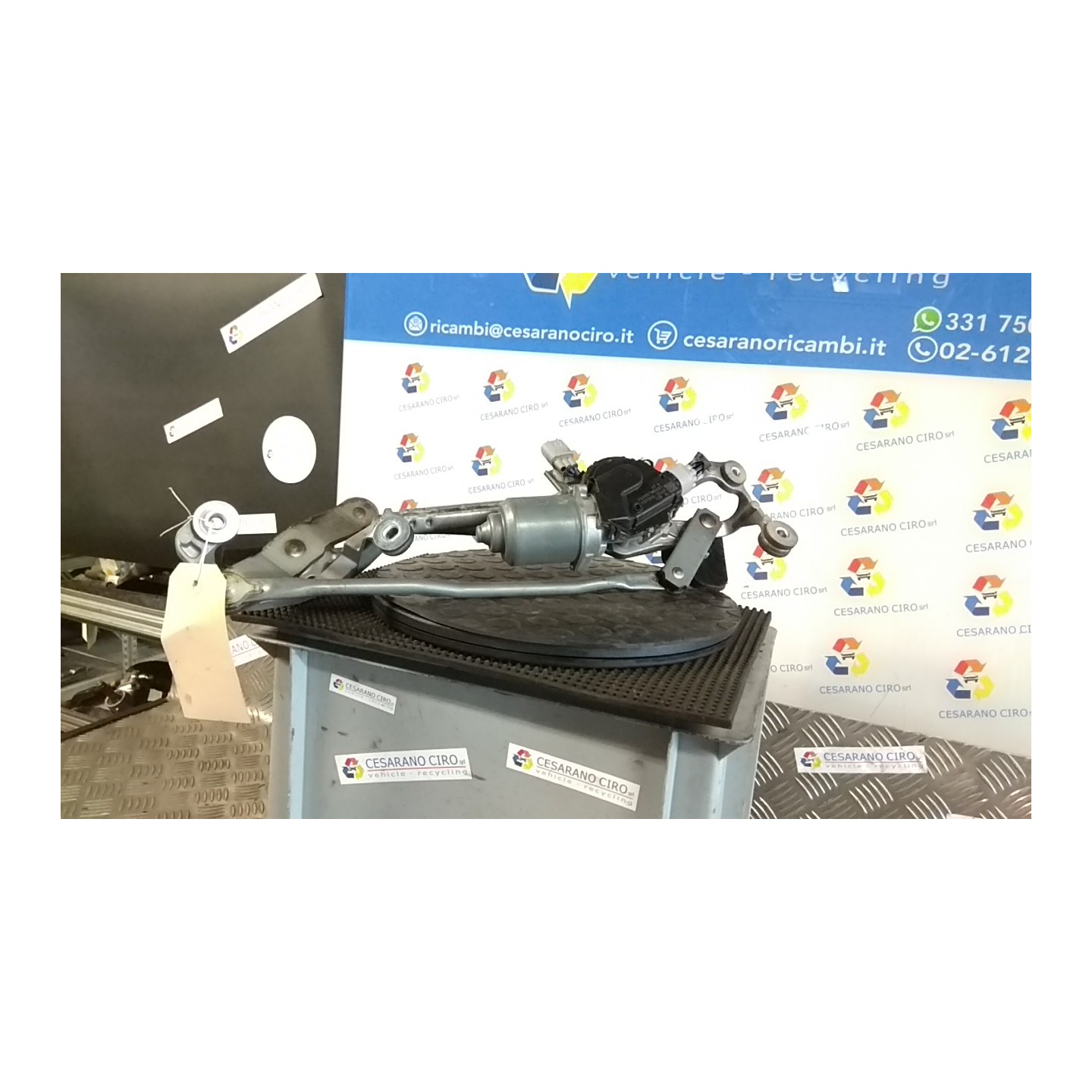 MECCANISMO TERGIPARABREZZA CON MOTORINO 109 HONDA INSIGHT (04/09-10/13) LDA3 NB3753043033001