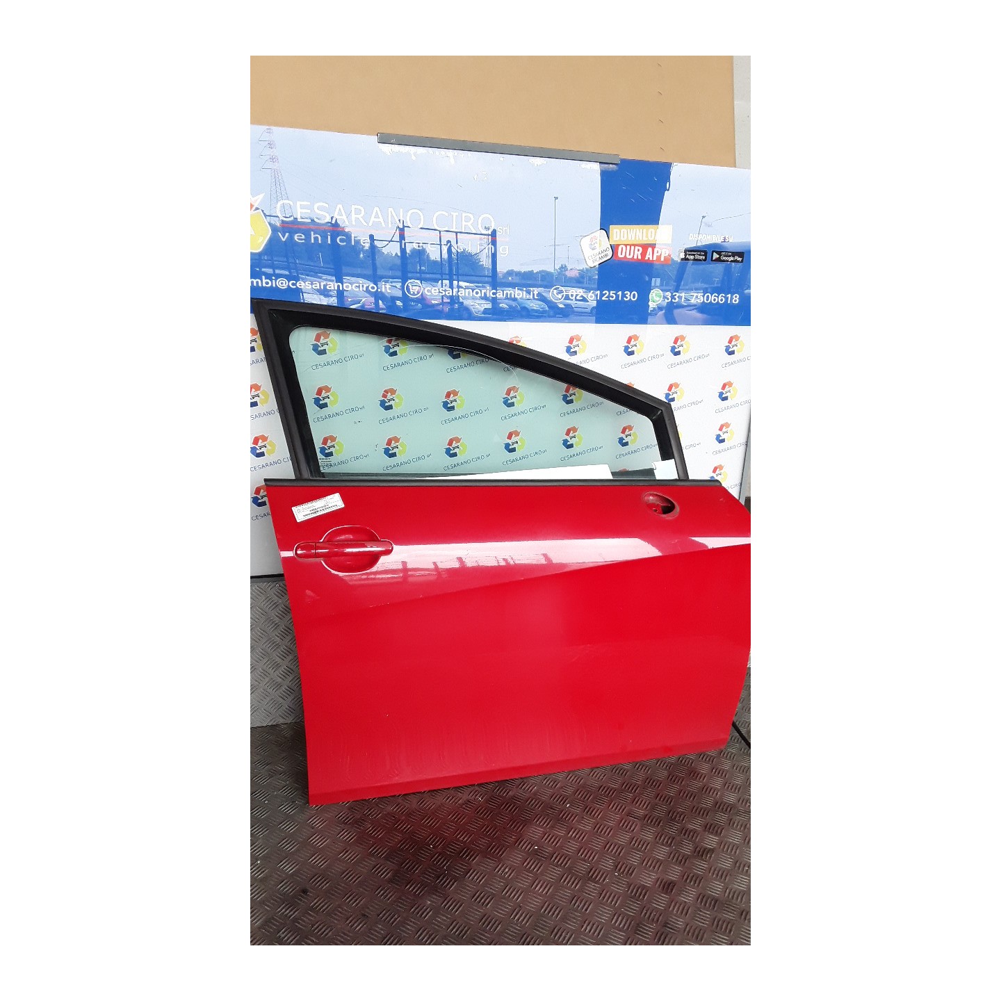 PORTA ANT. DX. 088 SEAT LEON (1P) (06/05-02/13) BSE 1P0831056A