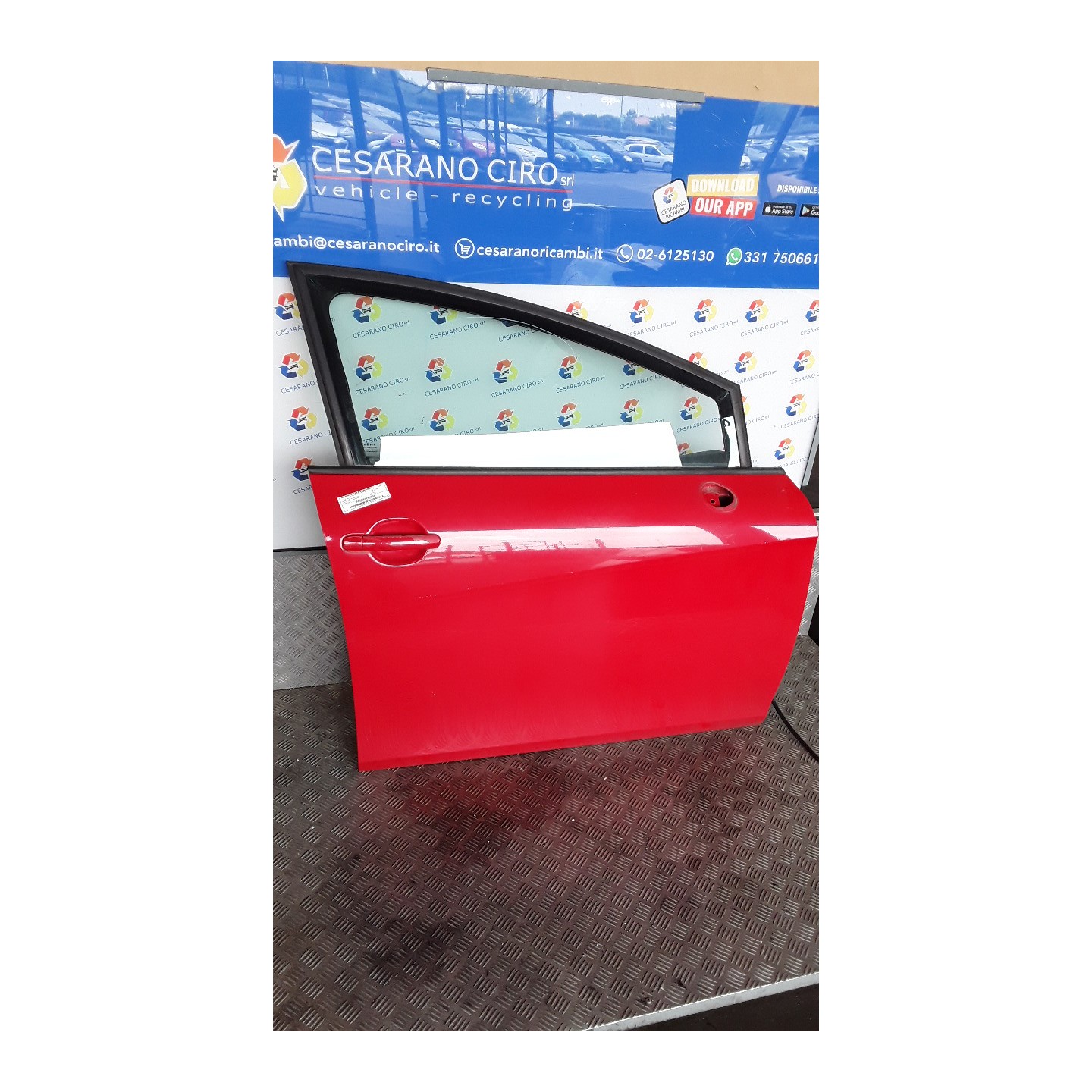 PORTA ANT. DX. 088 SEAT LEON (1P) (06/05-02/13) BSE 1P0831056A