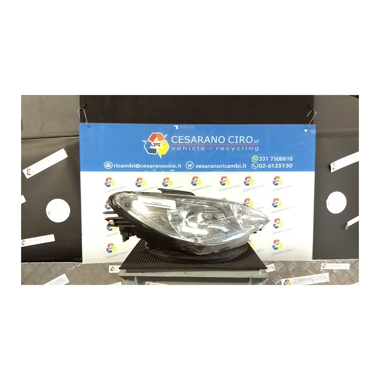 PROIETTORE DX. 150 PEUGEOT 206 (09/98-06/09) HFX 6205S7
