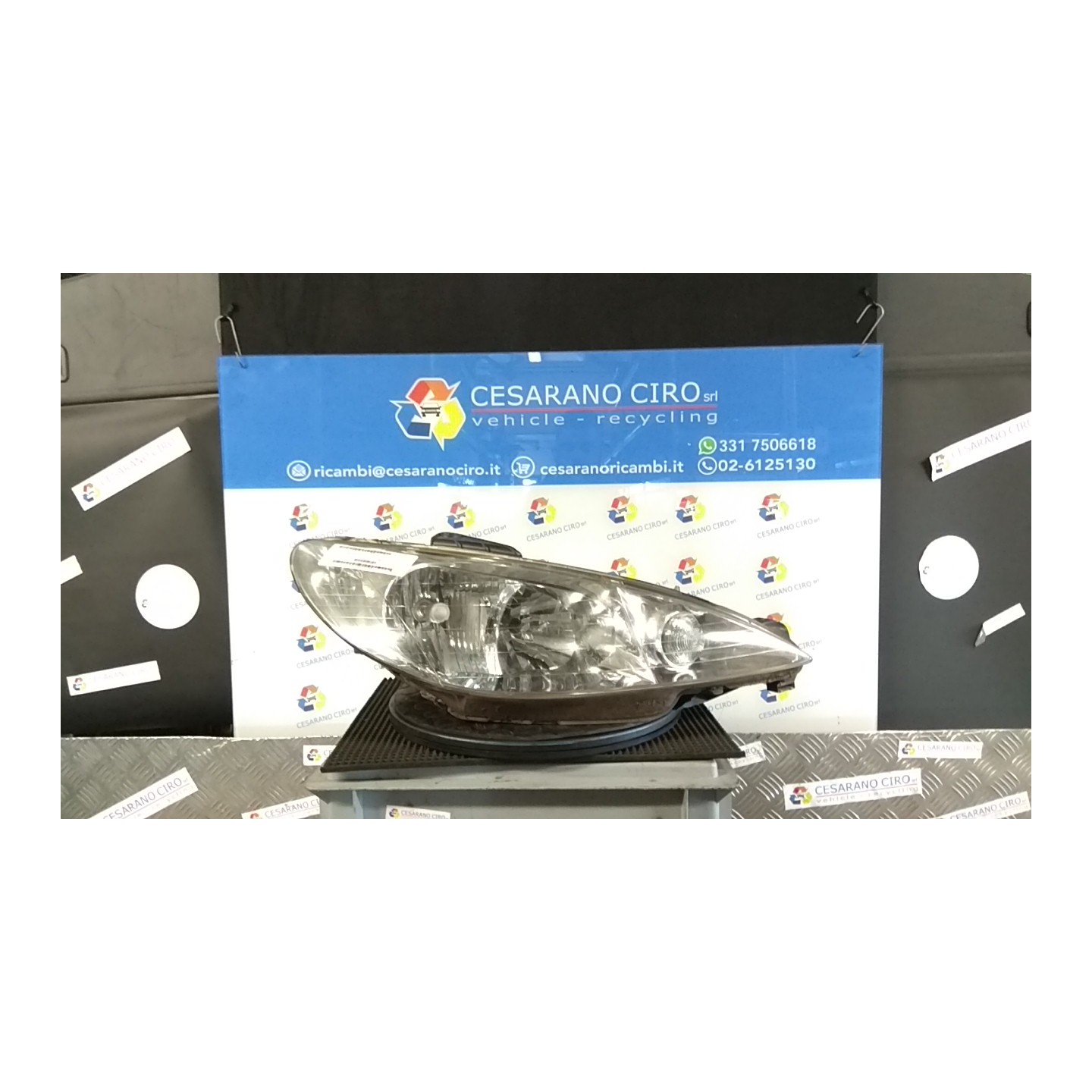 PROIETTORE DX. 005 PEUGEOT 206 (09/98-06/09) 8HZ 6205S7