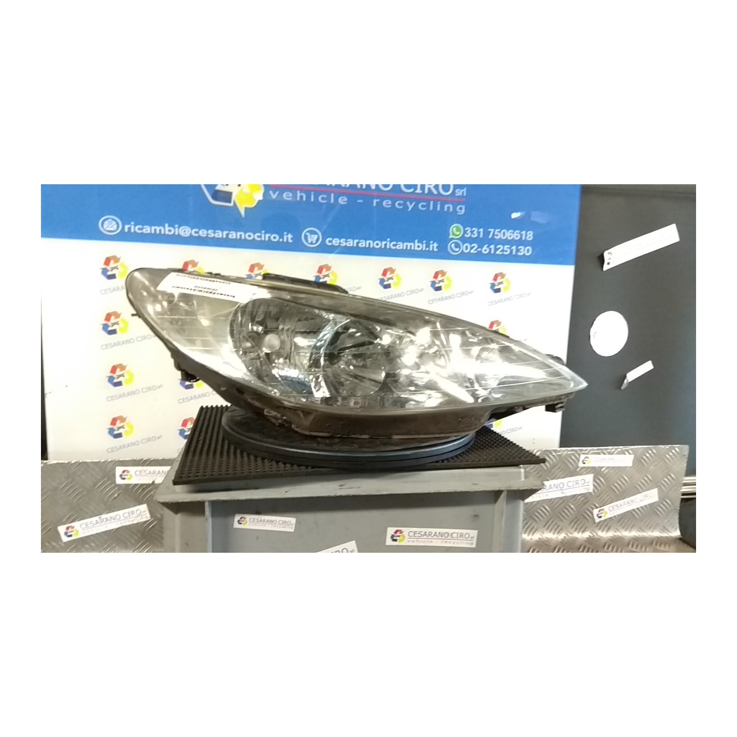 PROIETTORE DX. 005 PEUGEOT 206 (09/98-06/09) 8HZ 6205S7