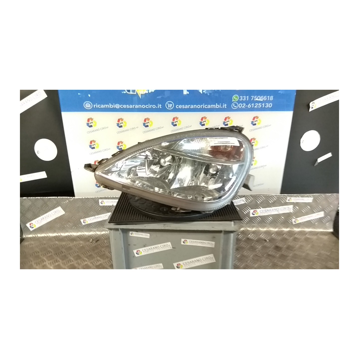 PROIETTORE SX. 013 MERCEDES-BENZ CLASSE A (W168) (10/97-02/01) 166960 A1688200161
