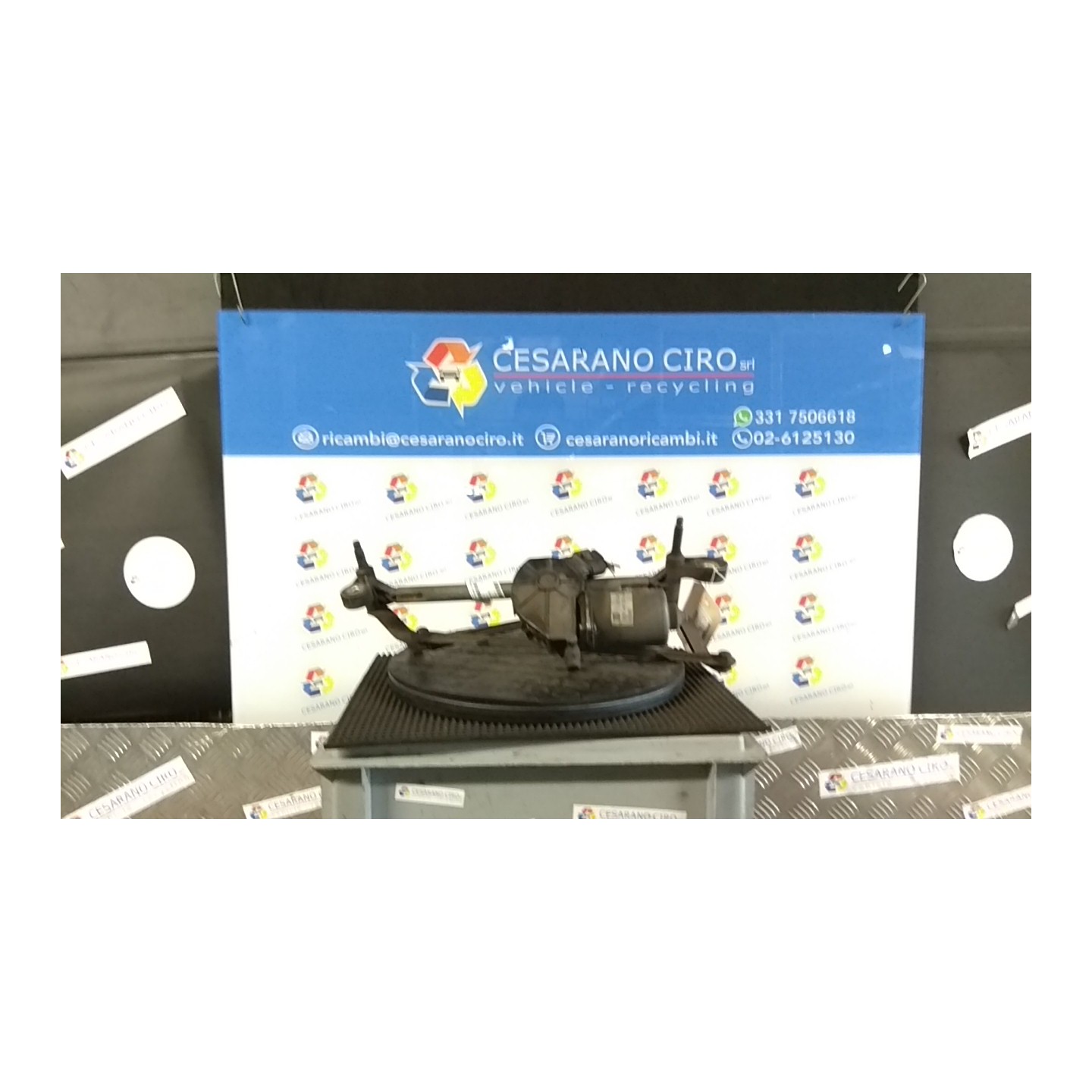 MECCANISMO TERGIPARABREZZA CON MOTORINO 085 OPEL CORSA (S07) (07/06-02/11) Z12XEP 13182340