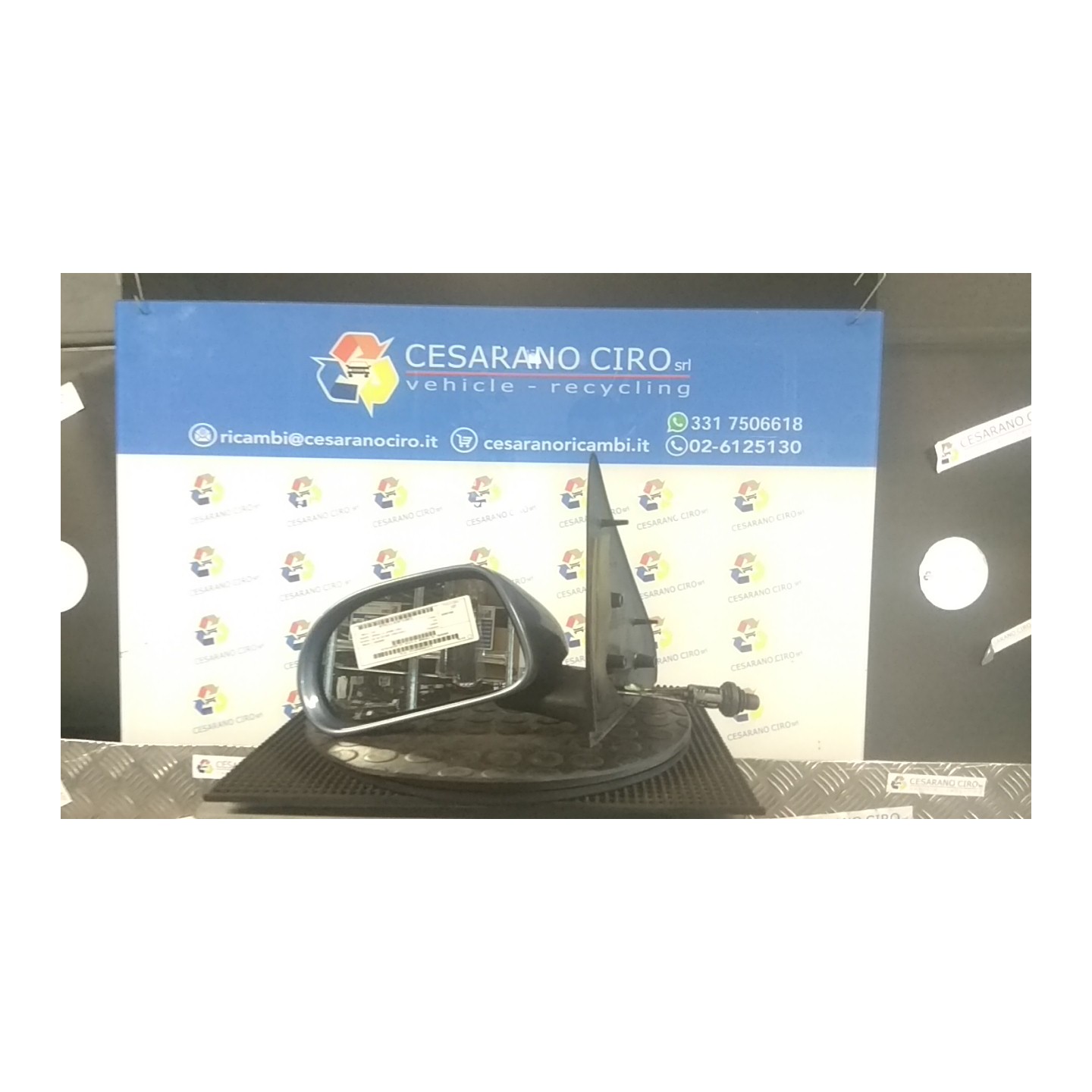 RETROVISORE EST. REGOLAZ. MANUALE SX. 121 FIAT BRAVO (1L) (07/98-11/02) 182B2000 735263800