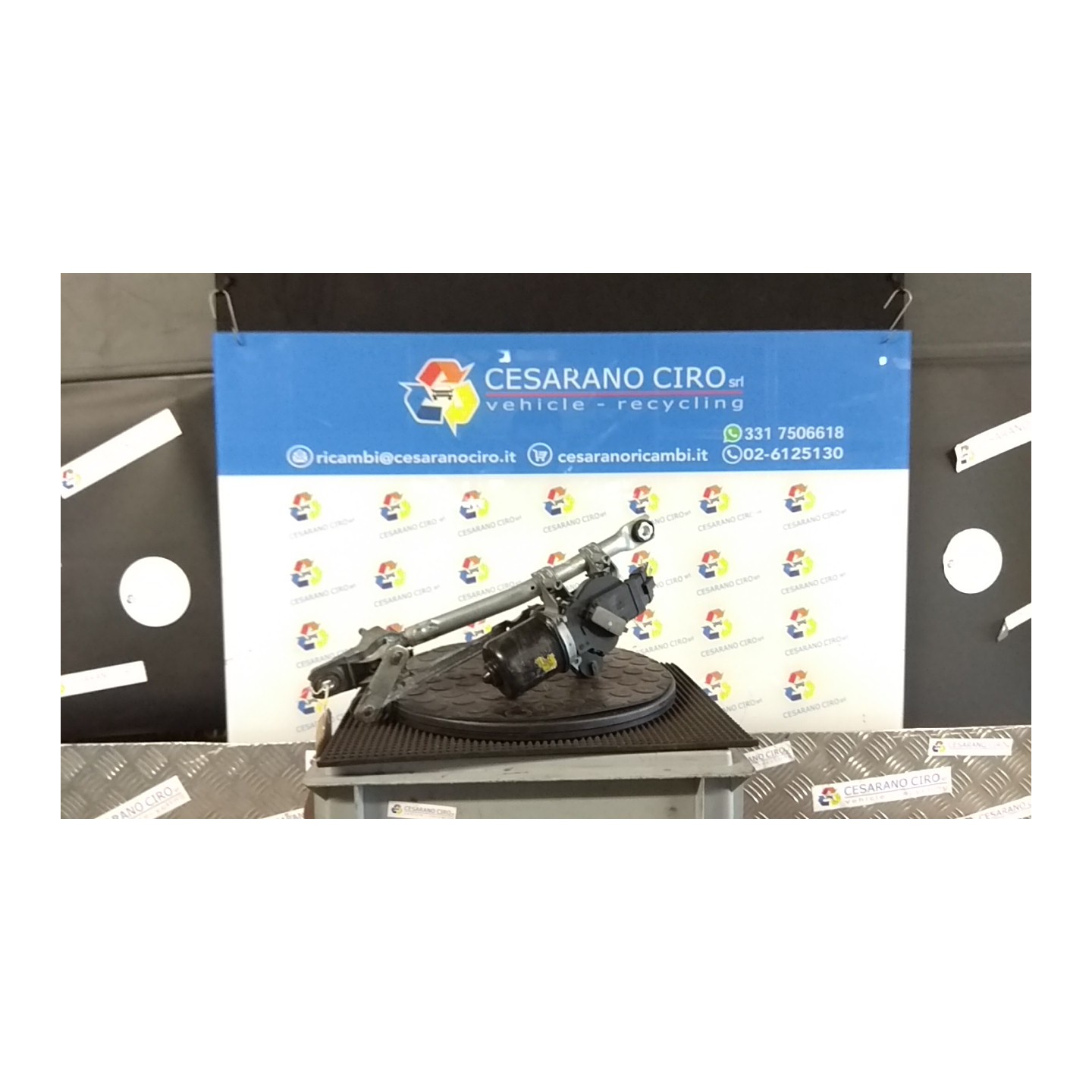 MECCANISMO TERGIPARABREZZA CON MOTORINO 152 TOYOTA AYGO 1A SERIE (04/05-10/14) 1KRFE NB3753045043002
