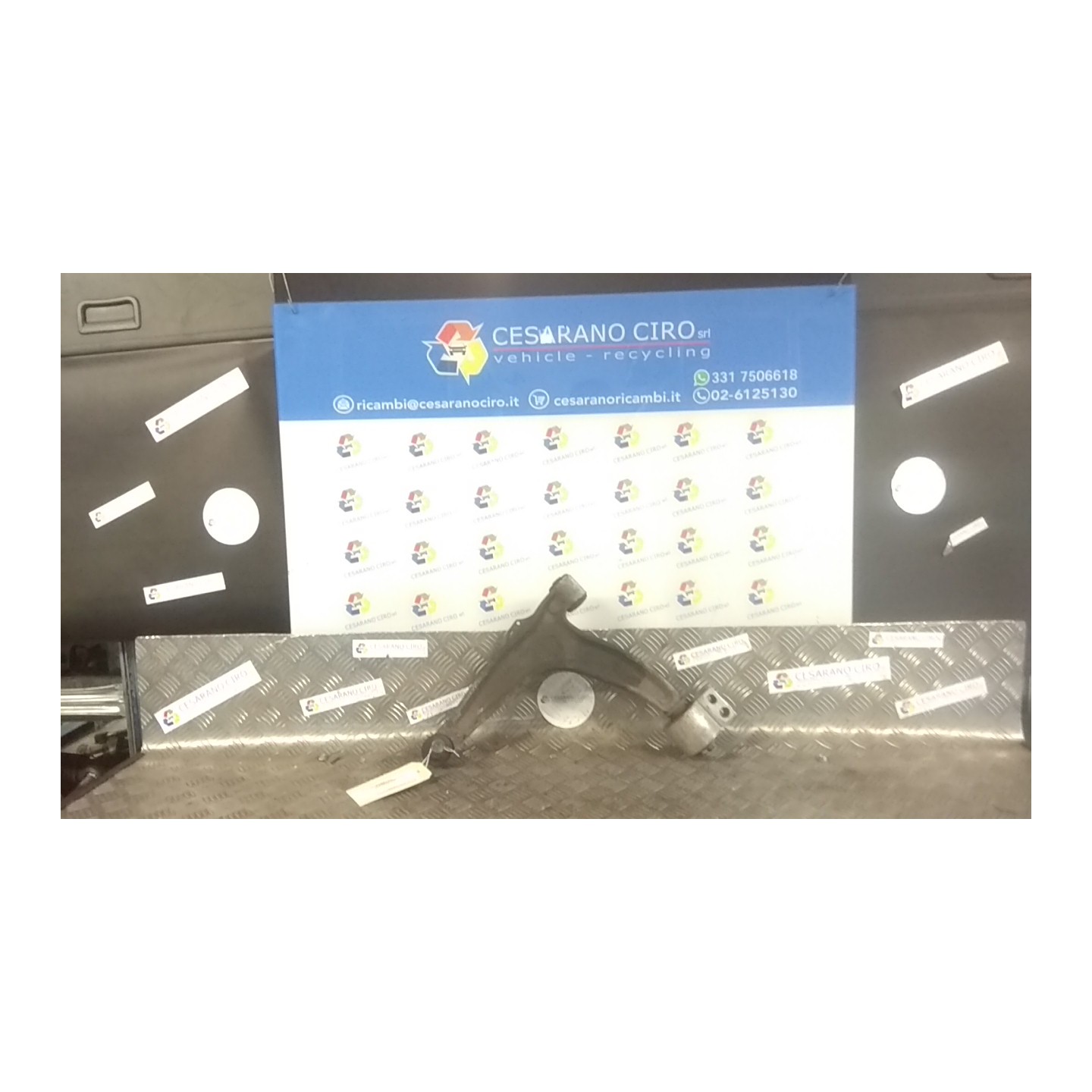 BRACCIO OSCILLANTE SOSP. ANT. SX. 064 FIAT CROMA (2T) (10/07-12/11) 939A1000 51748653