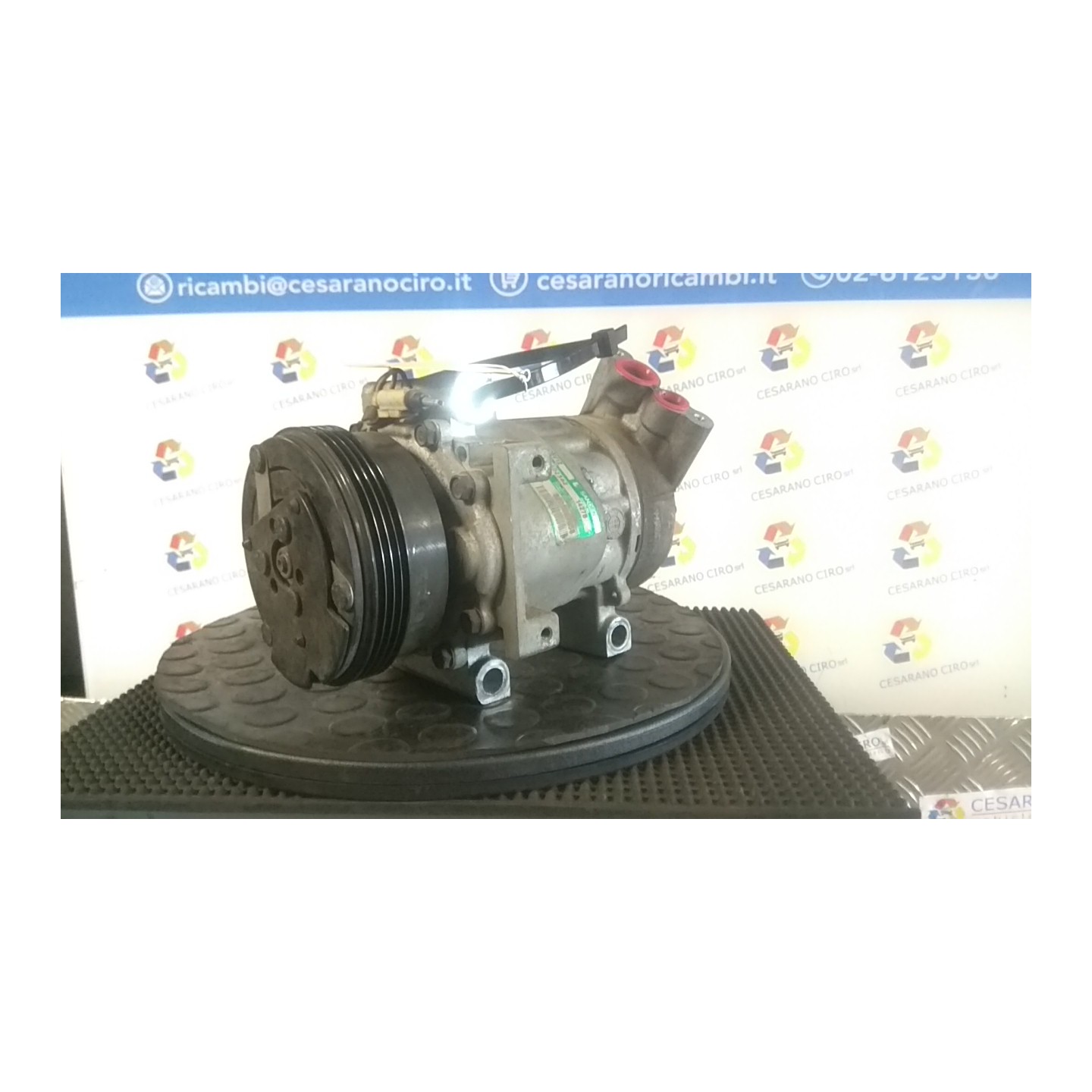 COMPRESSORE A/C ROTAZIONE 027 RENAULT CLIO 2A SERIE (05/01-11/10) D4FB7 7711134670